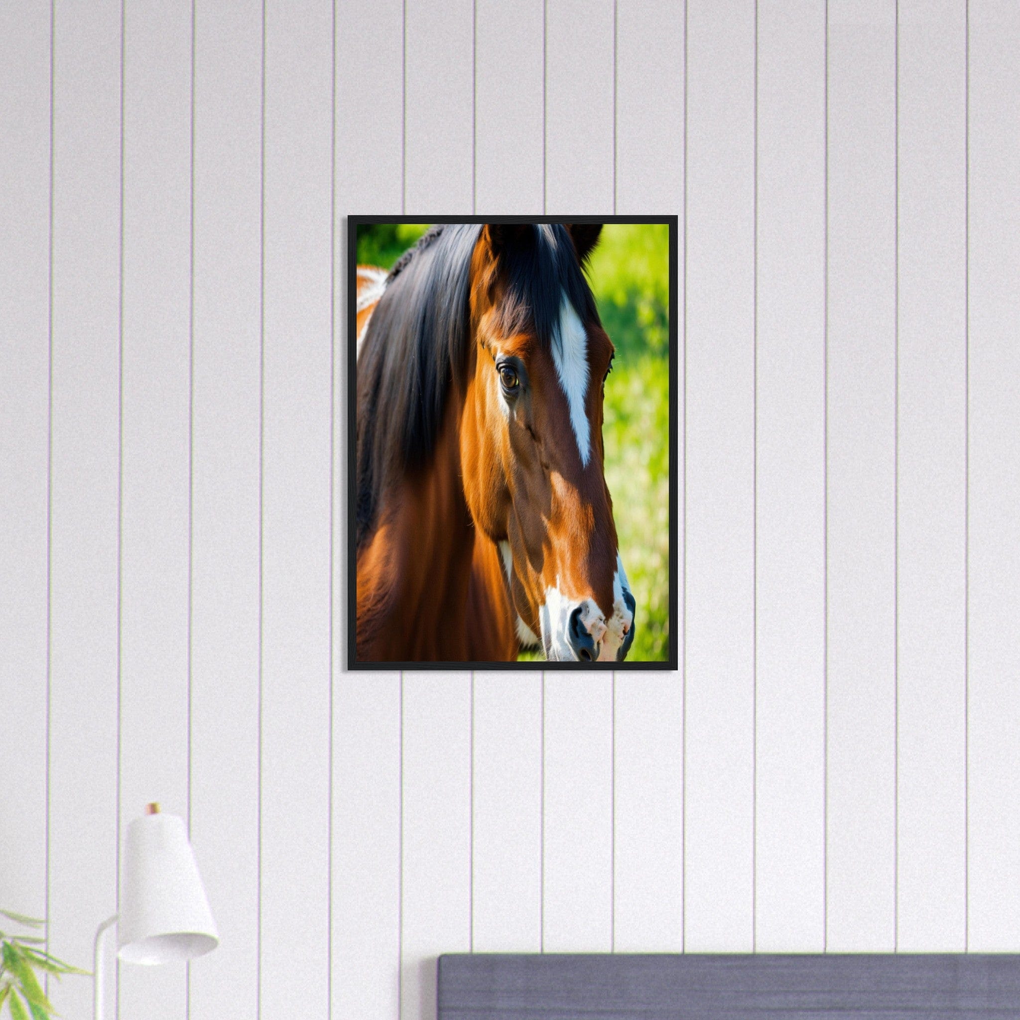 Canvanation Print Material 50x70 cm / 20x28″ Tableau Cheval Beauté Sauvage