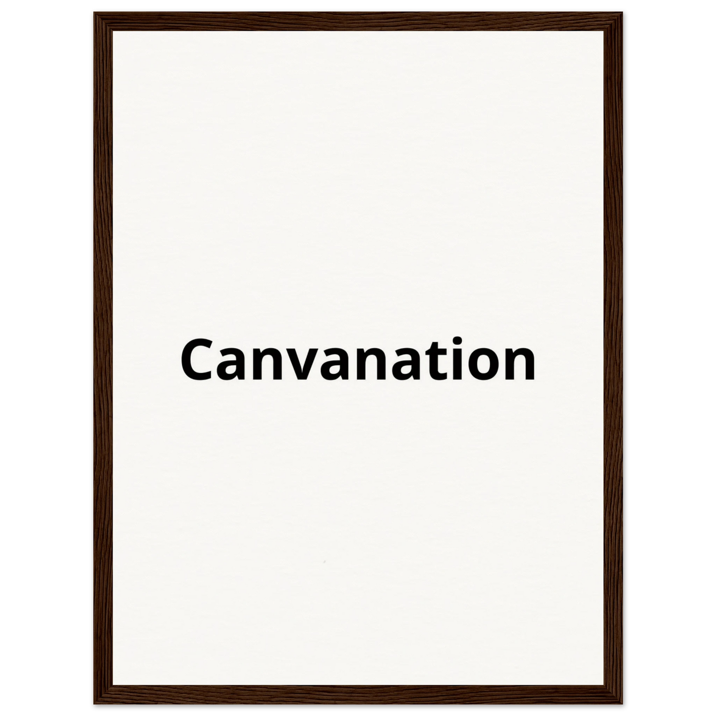 Canvanation Print Material 30x40 cm / 12x16″ / Cadre en bois foncé Tableau Personnalisé