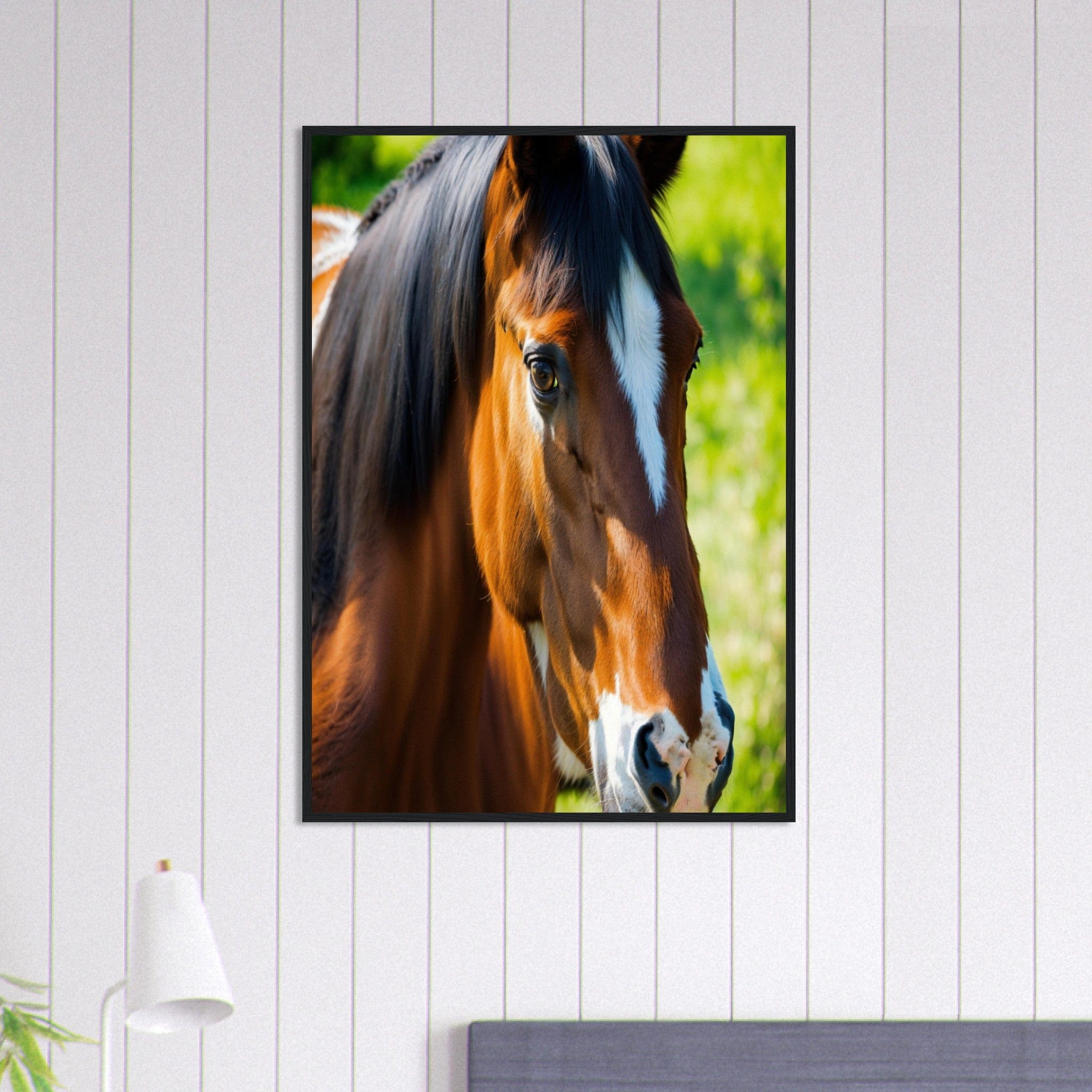 Canvanation Print Material 70x100 cm / 28x40″ Tableau Cheval Beauté Sauvage