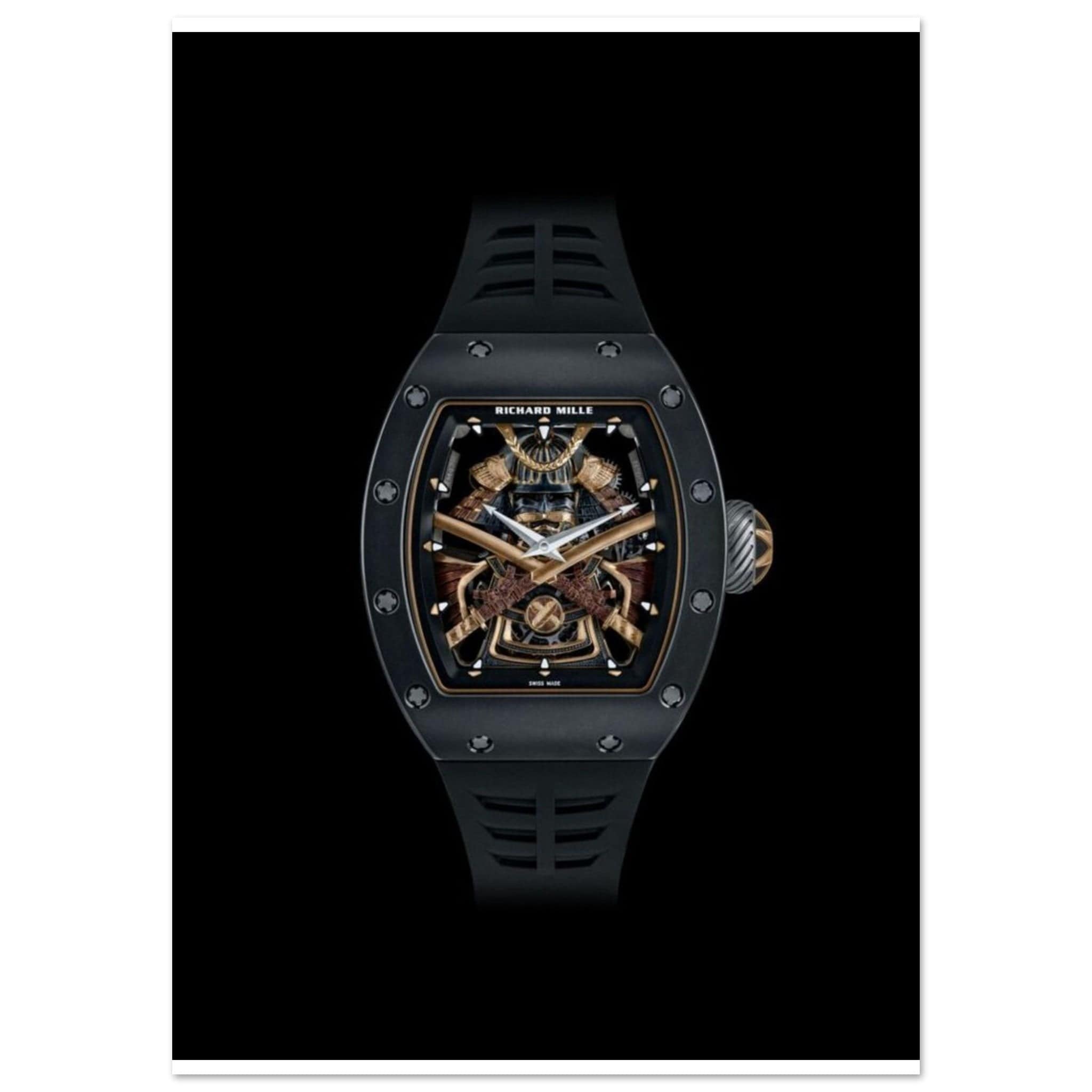 Canvanation Print Material A0 (84.1 x 118.9  cm) Poster Richard Mille Montre Or Médiéval