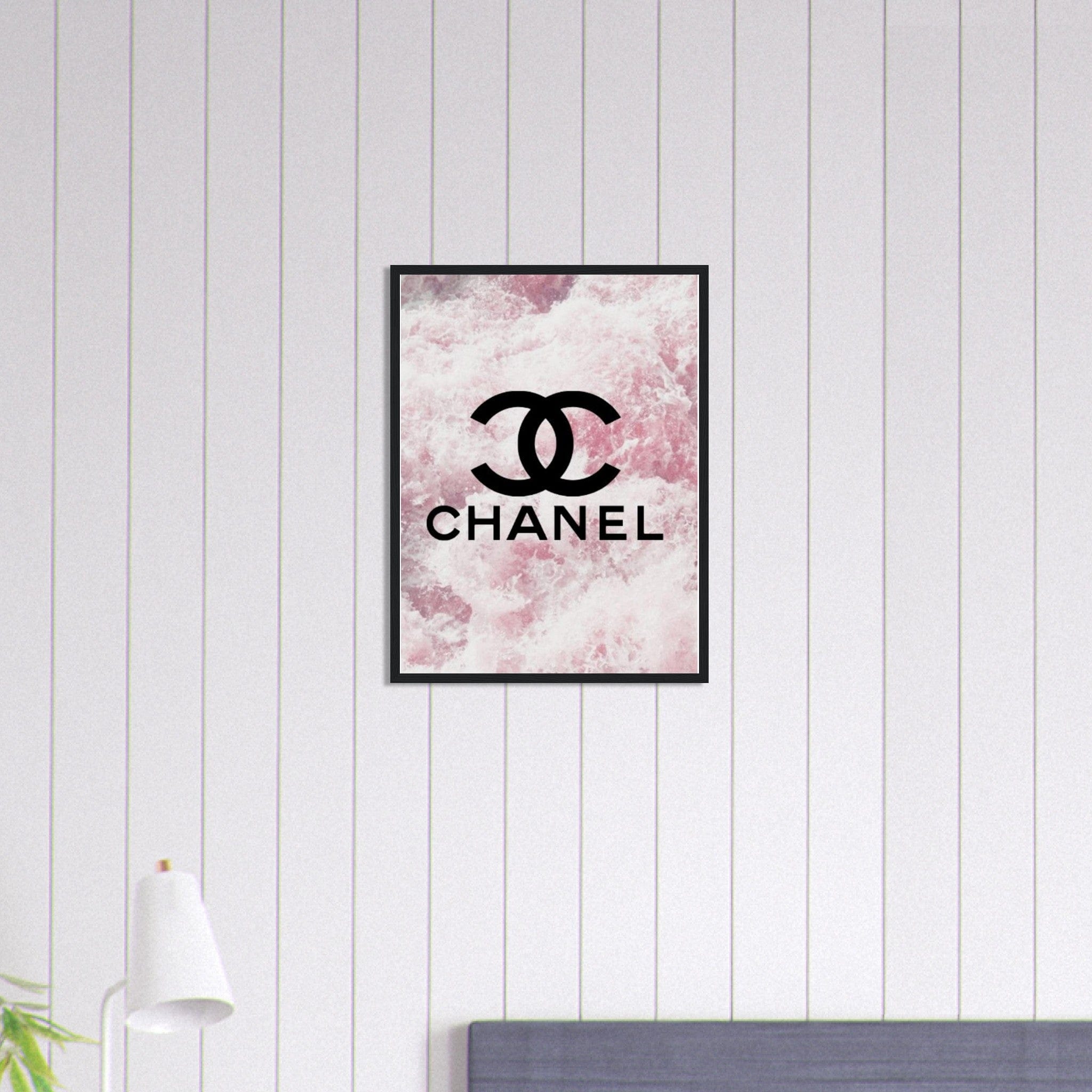 Tableau Chanel Fond Mer Rose Canvanation