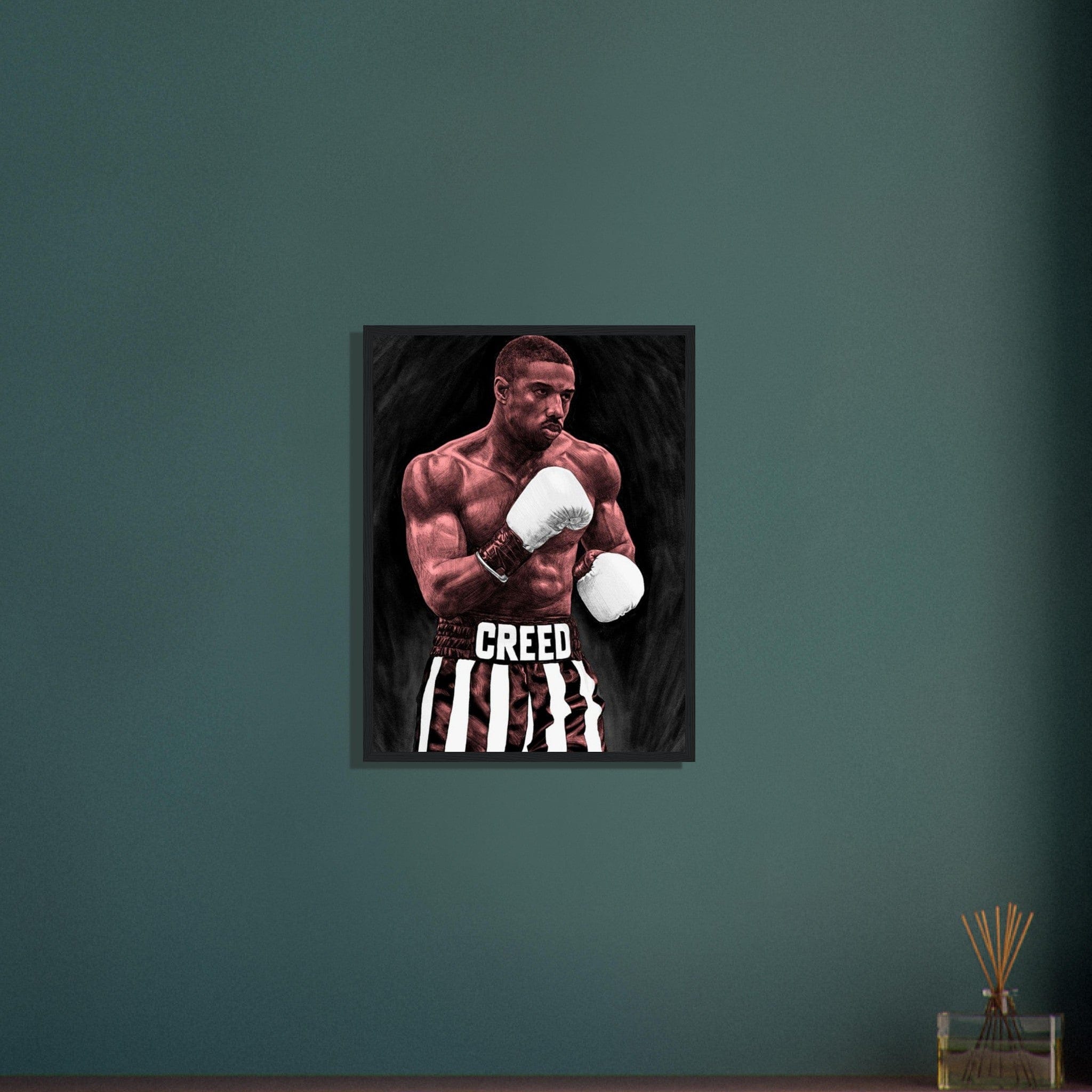 Canvanation Print Material Tableau Boxe Michael B Jordan