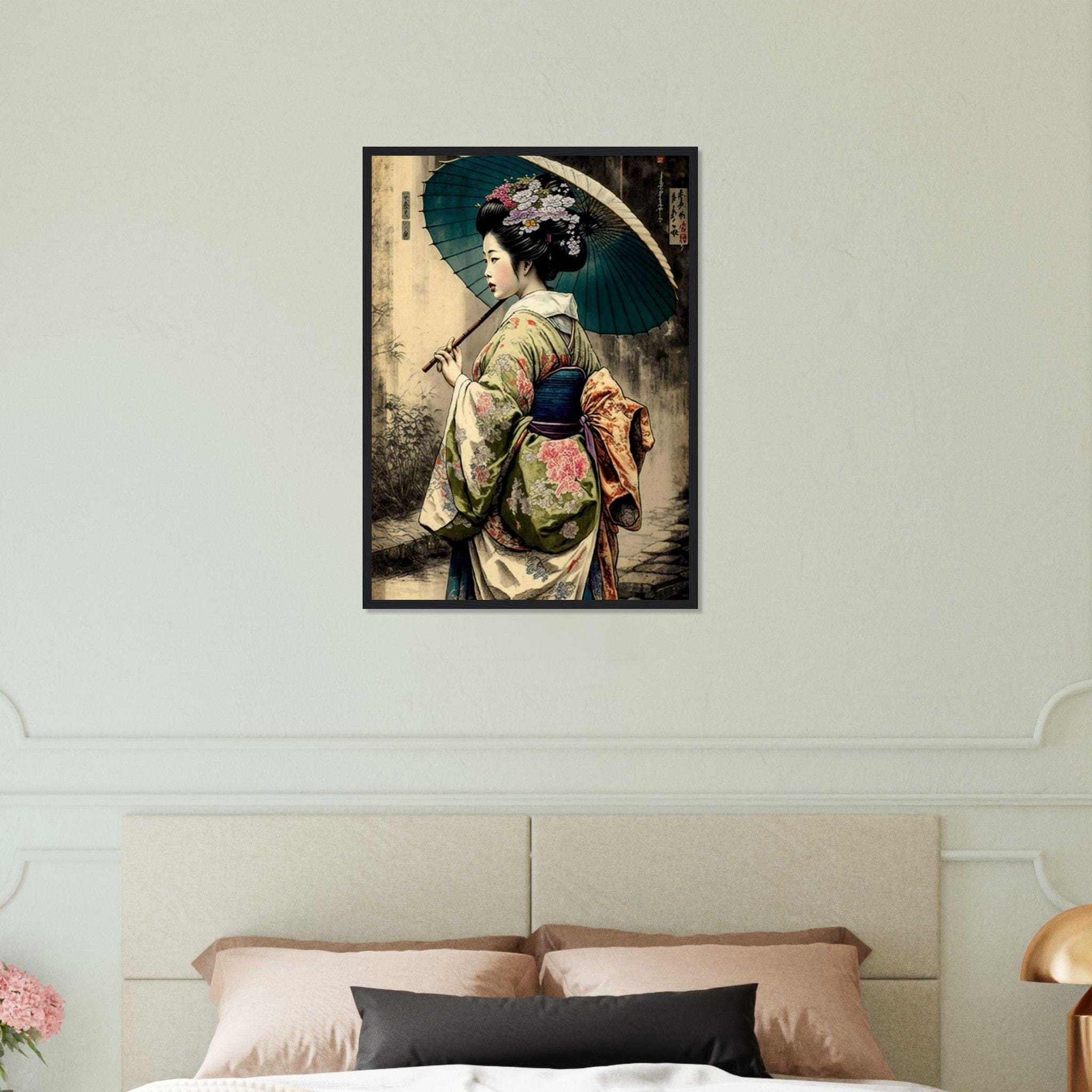 Canvanation Print Material 50x70 cm / 20x28″ Tableau Geisha Vintage