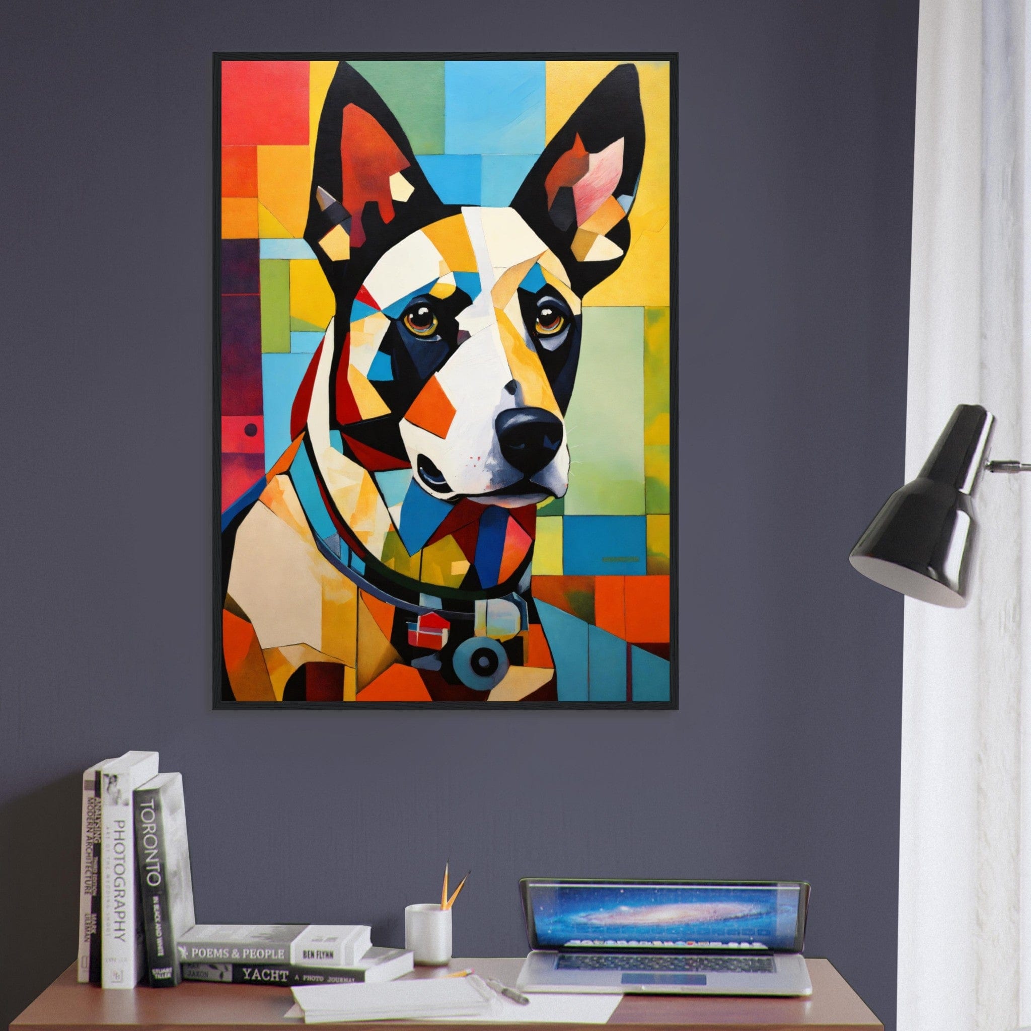 Canvanation Print Material Tableau Chien Roi Des Parcs