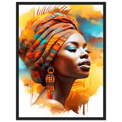 Art Africain peinture Femme Canvanation