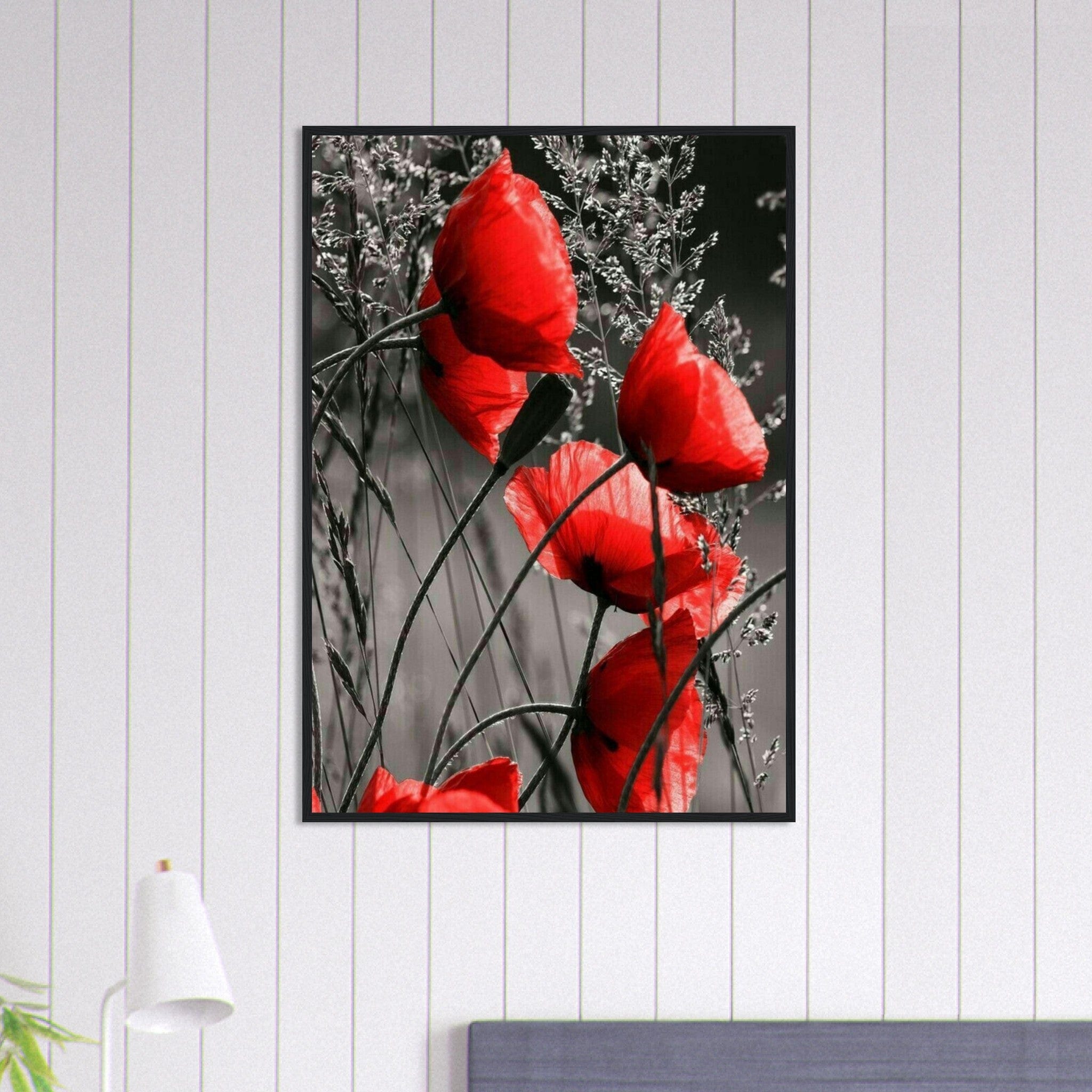 Peinture Abstraite Coquelicot Canvanation