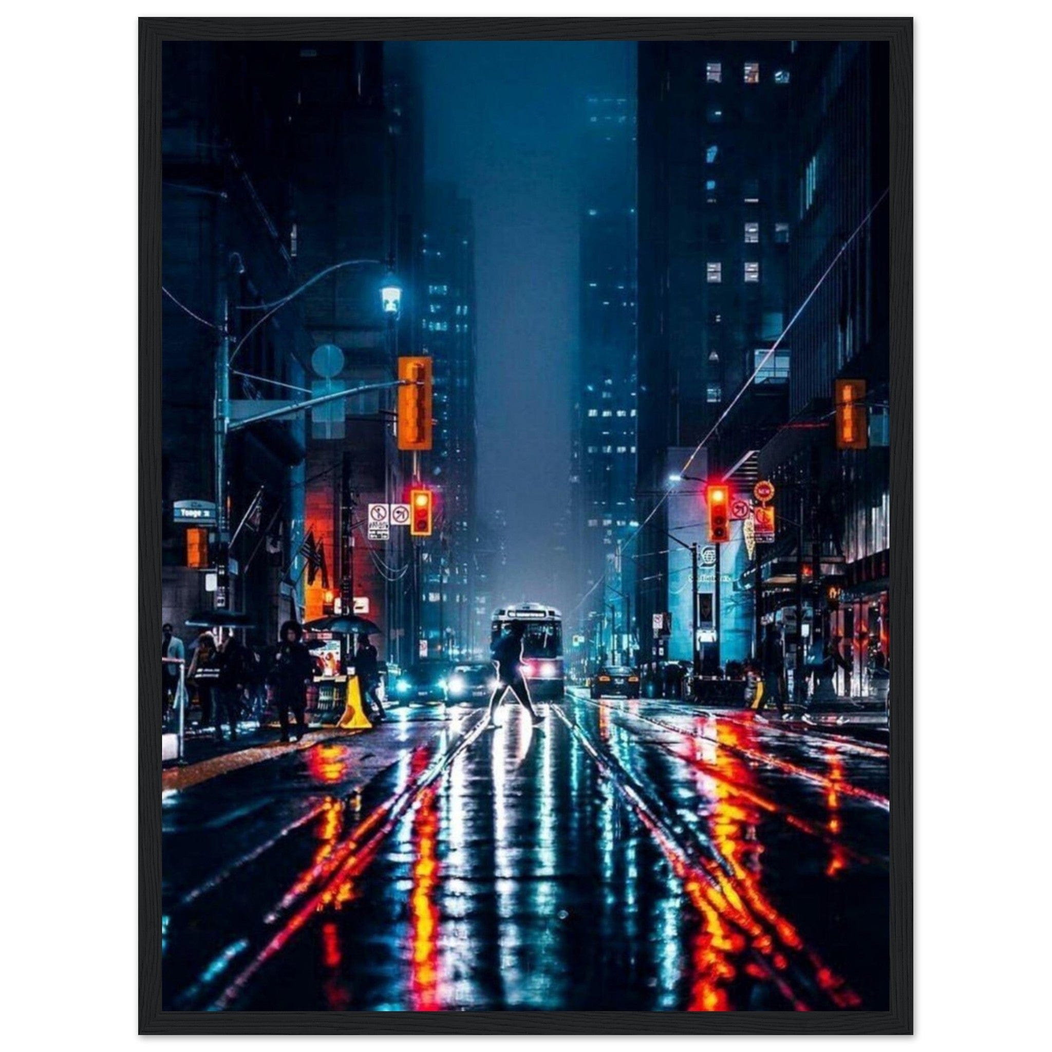 Gelato Print Material 45x60 cm / 18x24″ Tableau Ville Nuit