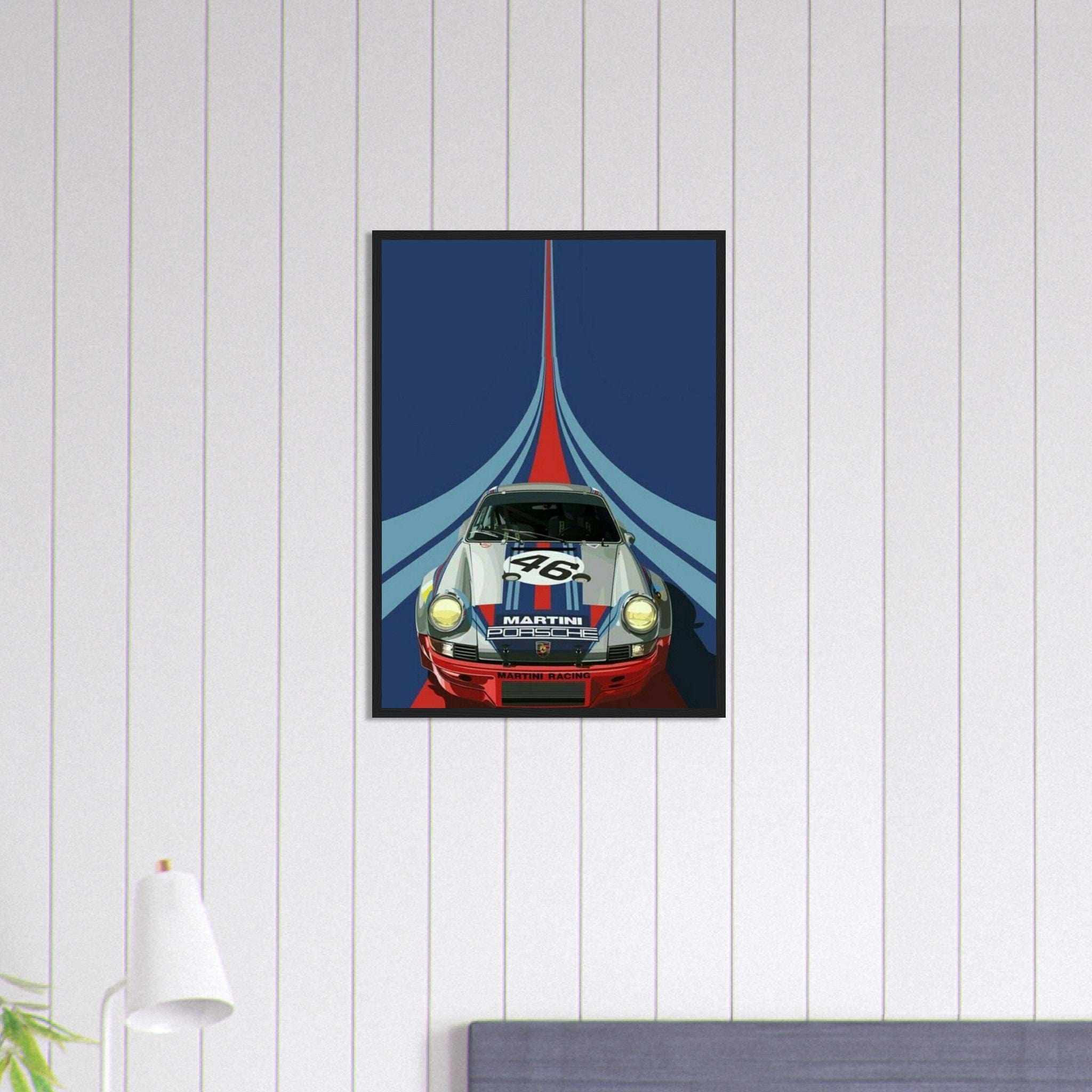 Canvanation Print Material 50x70 cm / 20x28″ Tableau Porsche Martini