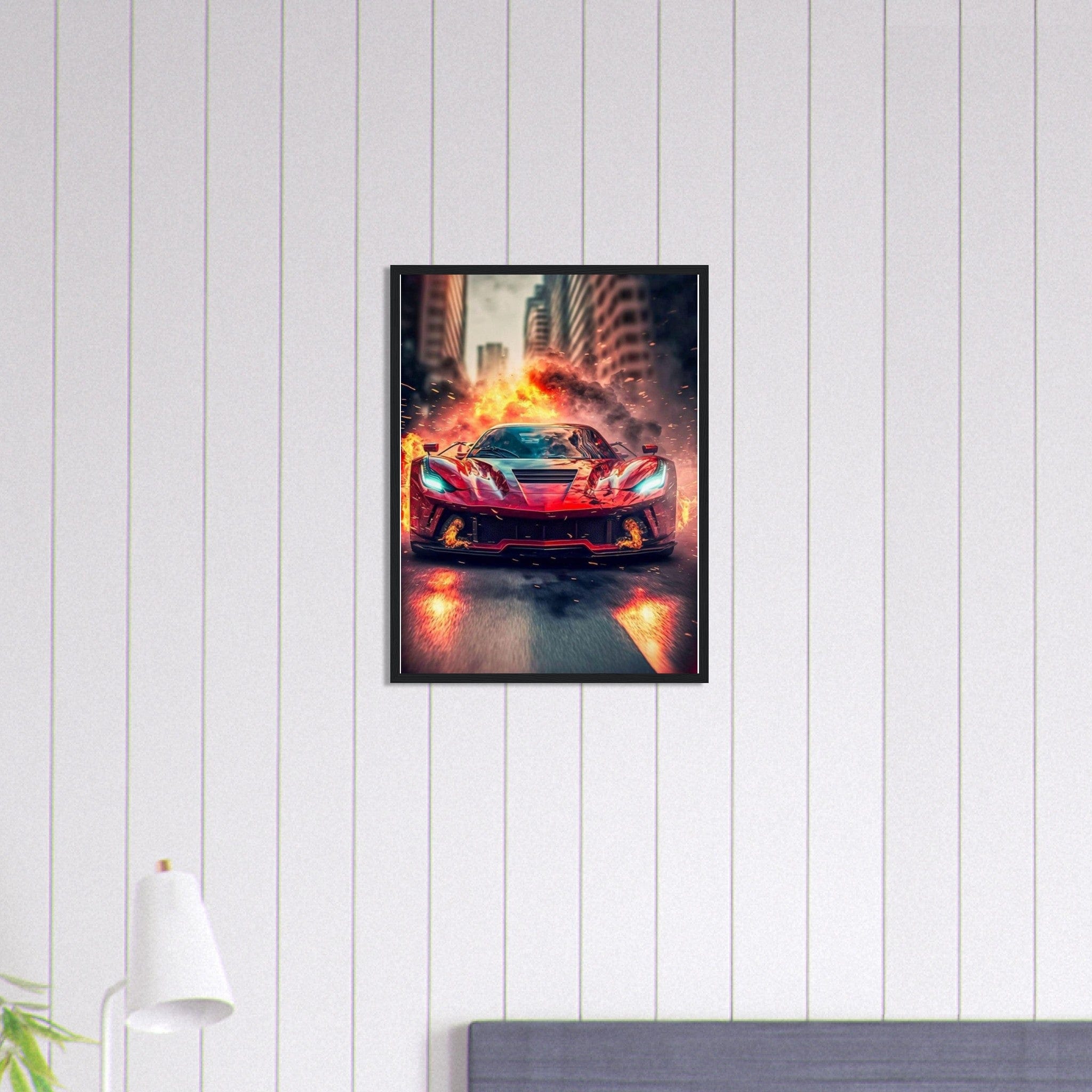 Canvanation Print Material 45x60 cm / 18x24″ Tableau Voiture Laferrari