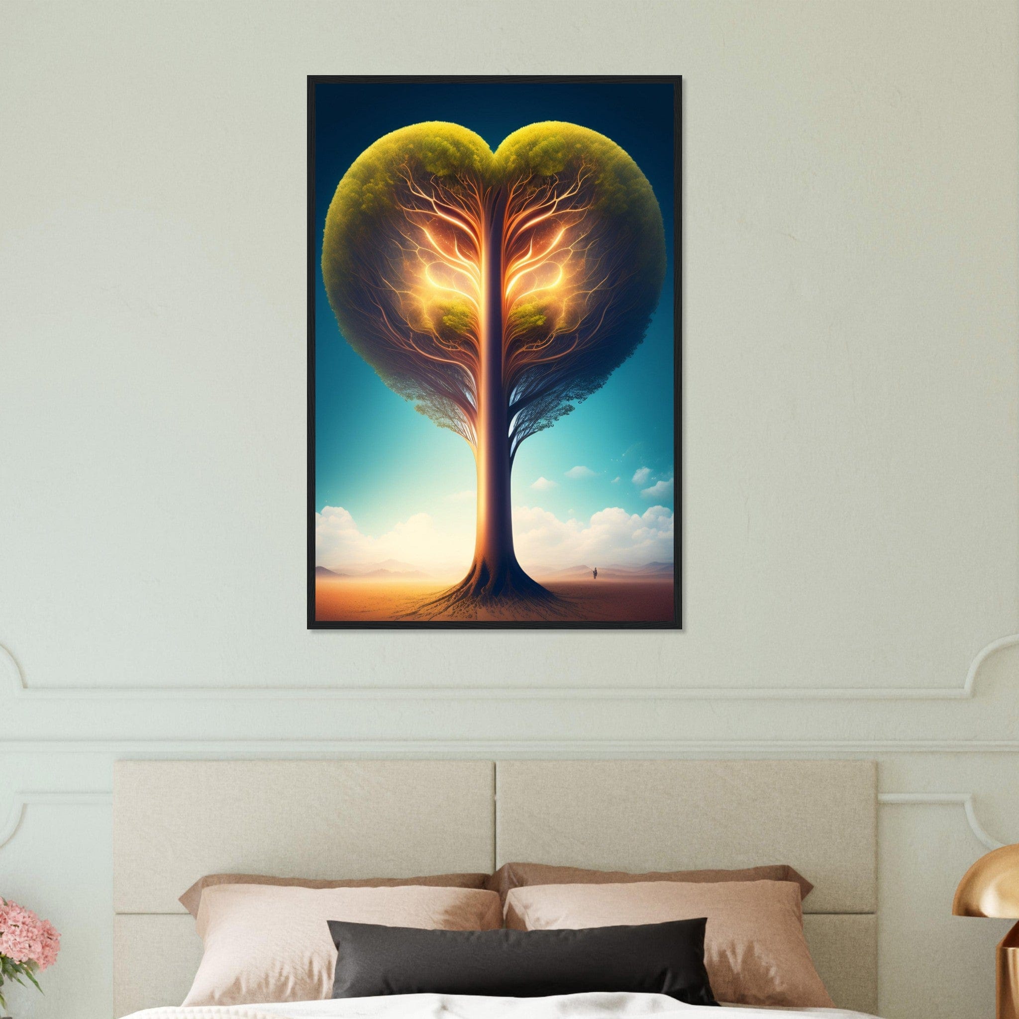 Canvanation Print Material 60x90 cm / 24x36″ Tableau L'Arbre de Vie: Une Exploration de Ses Branches et Ses Racines