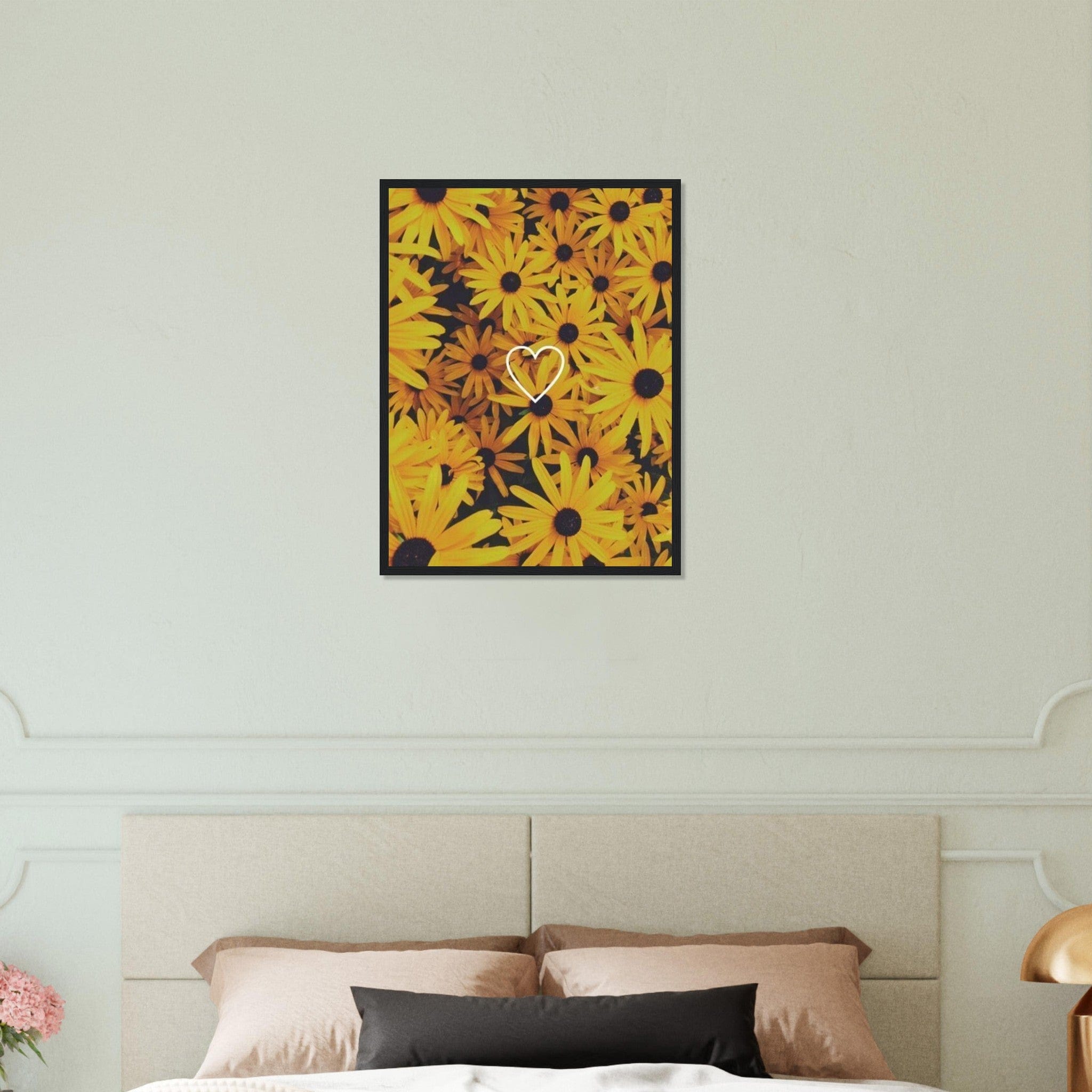 Gelato Print Material Tableau Tournesol Moderne