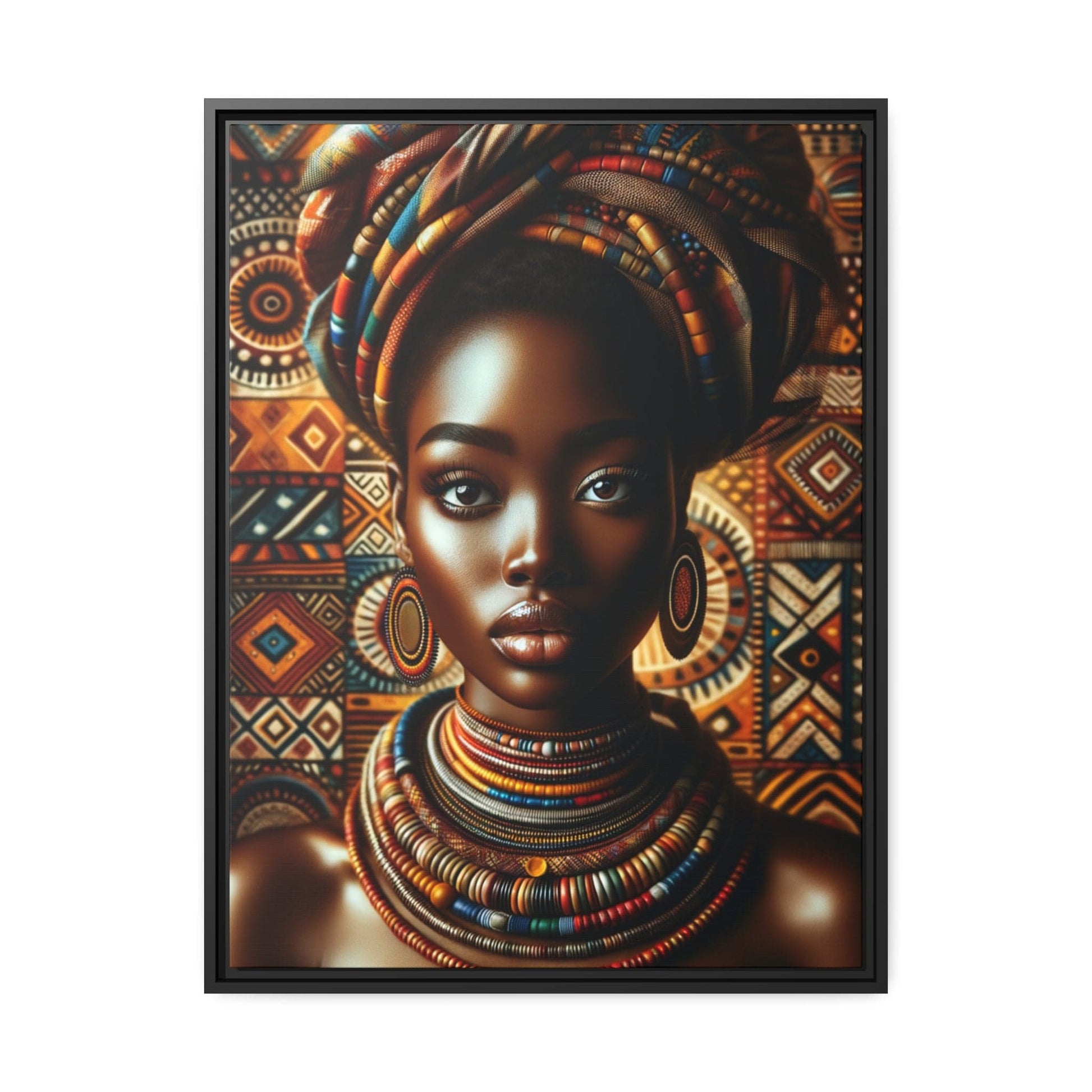 Tableau "La beauté et la force des femmes africaines - Une célébration artistique" Canvanation