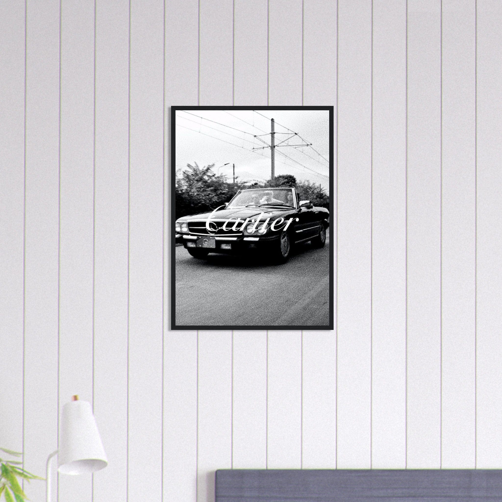 Canvanation Print Material 50x70 cm / 20x28″ Tableau Voiture et Cartier