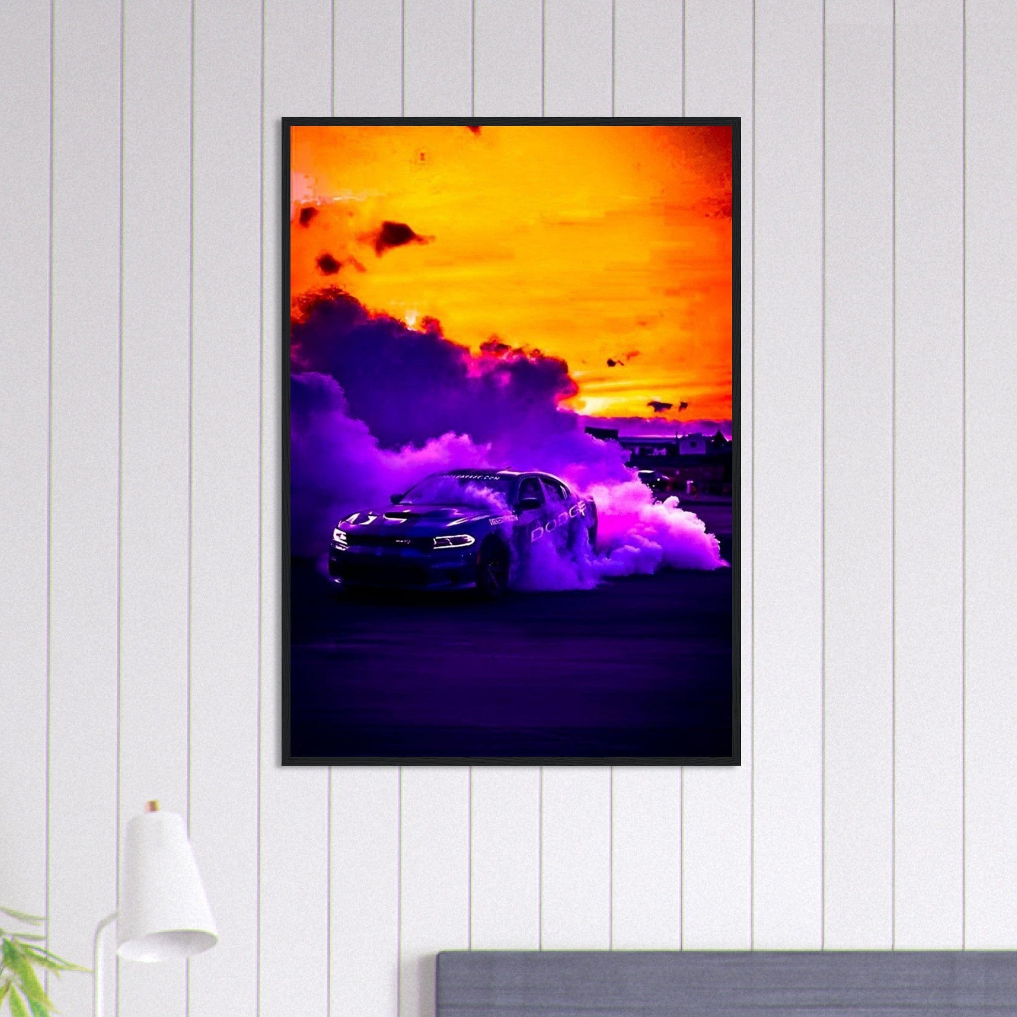 Canvanation Print Material 70x100 cm / 28x40″ Tableau Voiture Dodge Charger