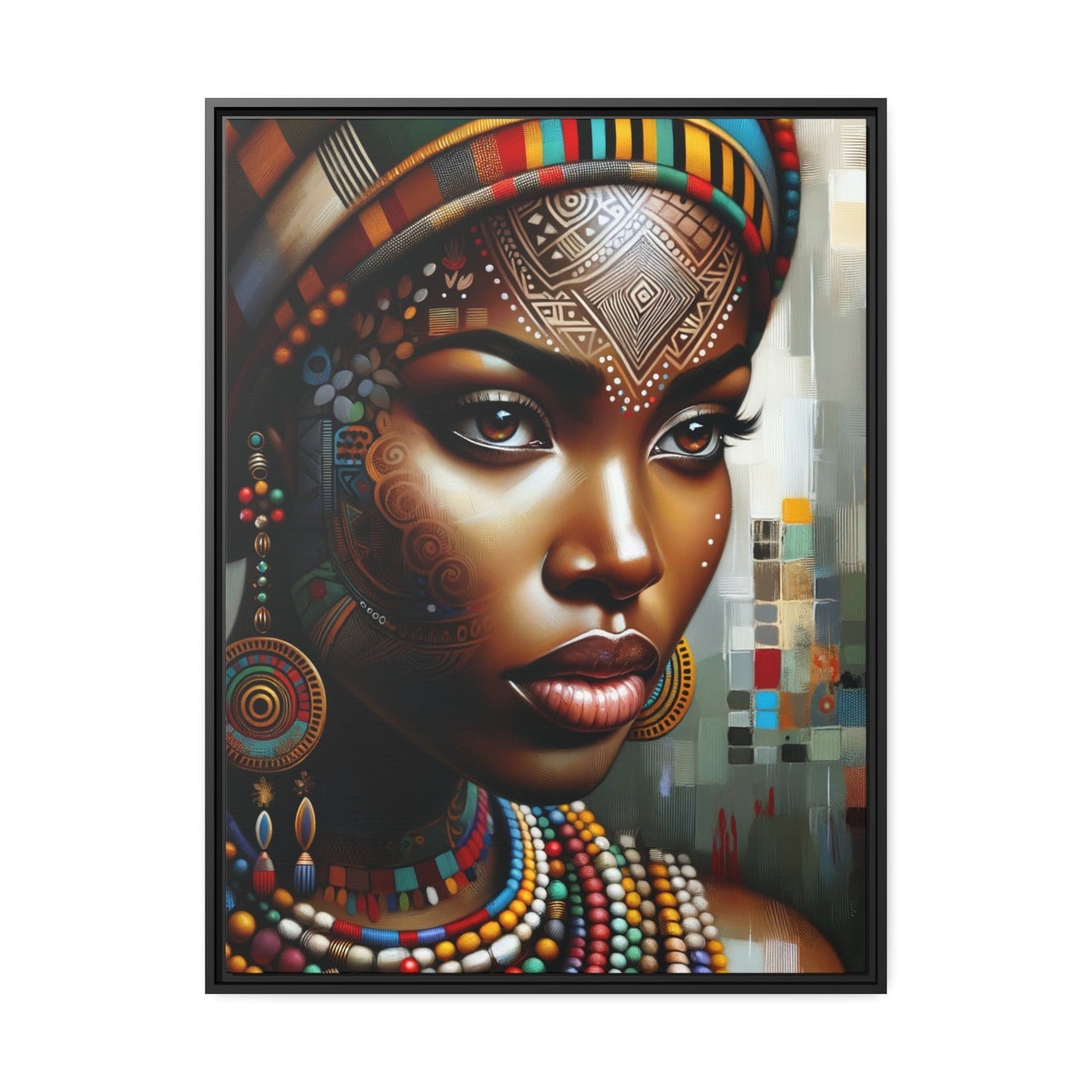 Tableau "La force et la grâce : portraits de femmes africaines" Canvanation