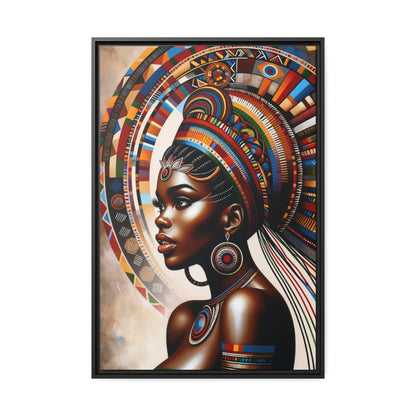 Tableau "Les beautés intemporelles : Portraits de femmes africaines" Canvanation