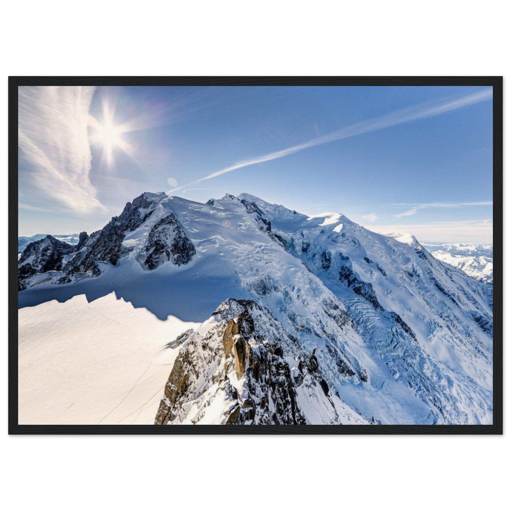 Gelato Print Material Tableau Panoramique Mont Blanc Soleil