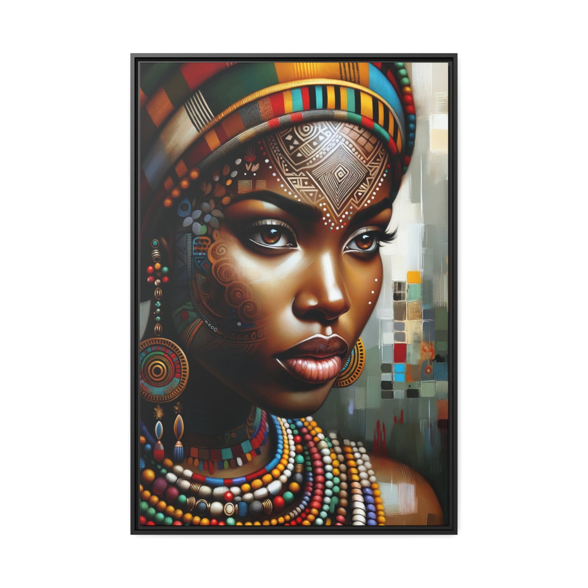 Tableau "La force et la grâce : portraits de femmes africaines" Canvanation