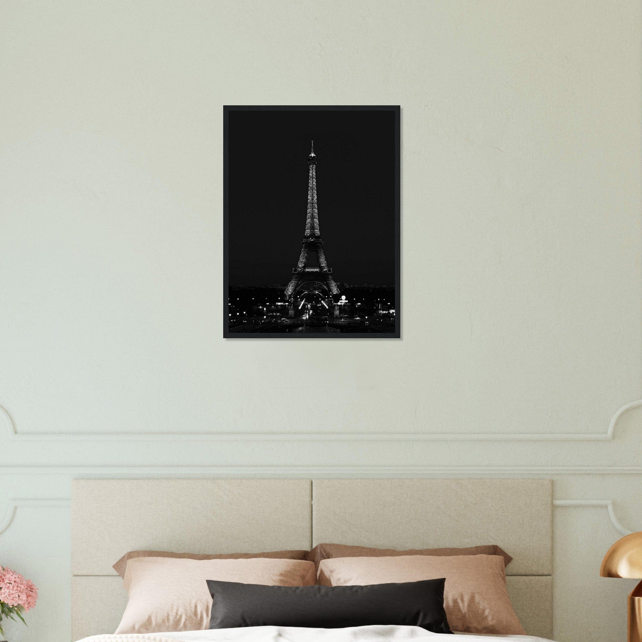 Canvanation Print Material 45x60 cm / 18x24″ Tableau Paris Noir Et Blanc