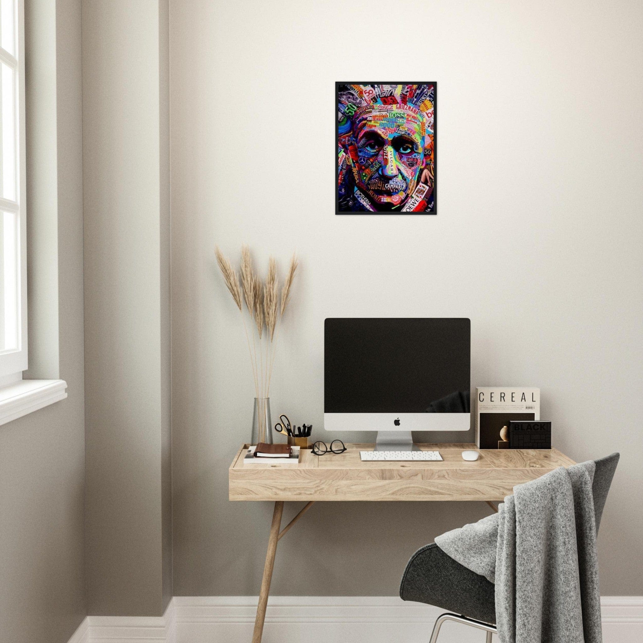 Canvanation Print Material Tableau Street Art La Folie Einstein