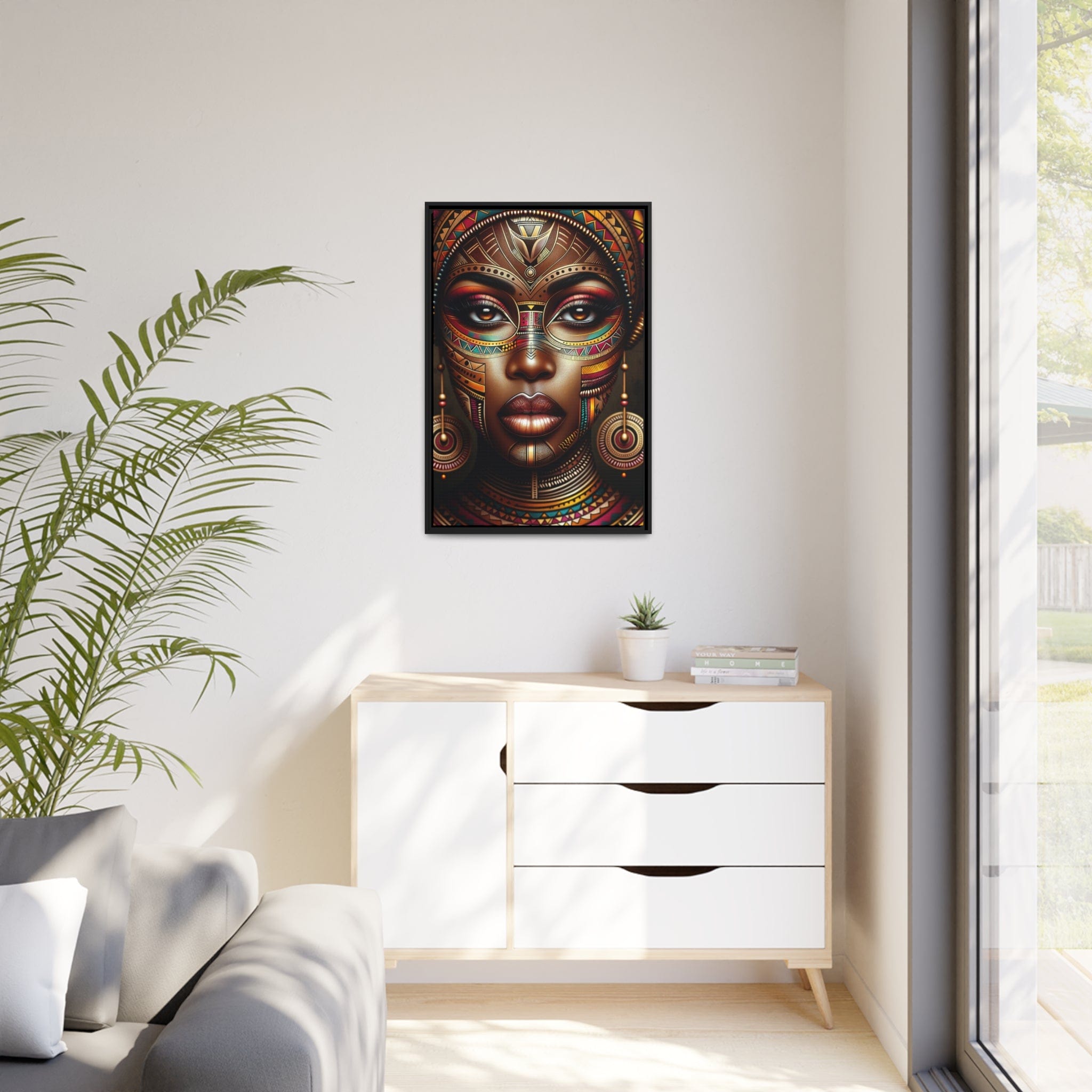 Printify Canvas Tableau "La beauté et la force des femmes africaines"