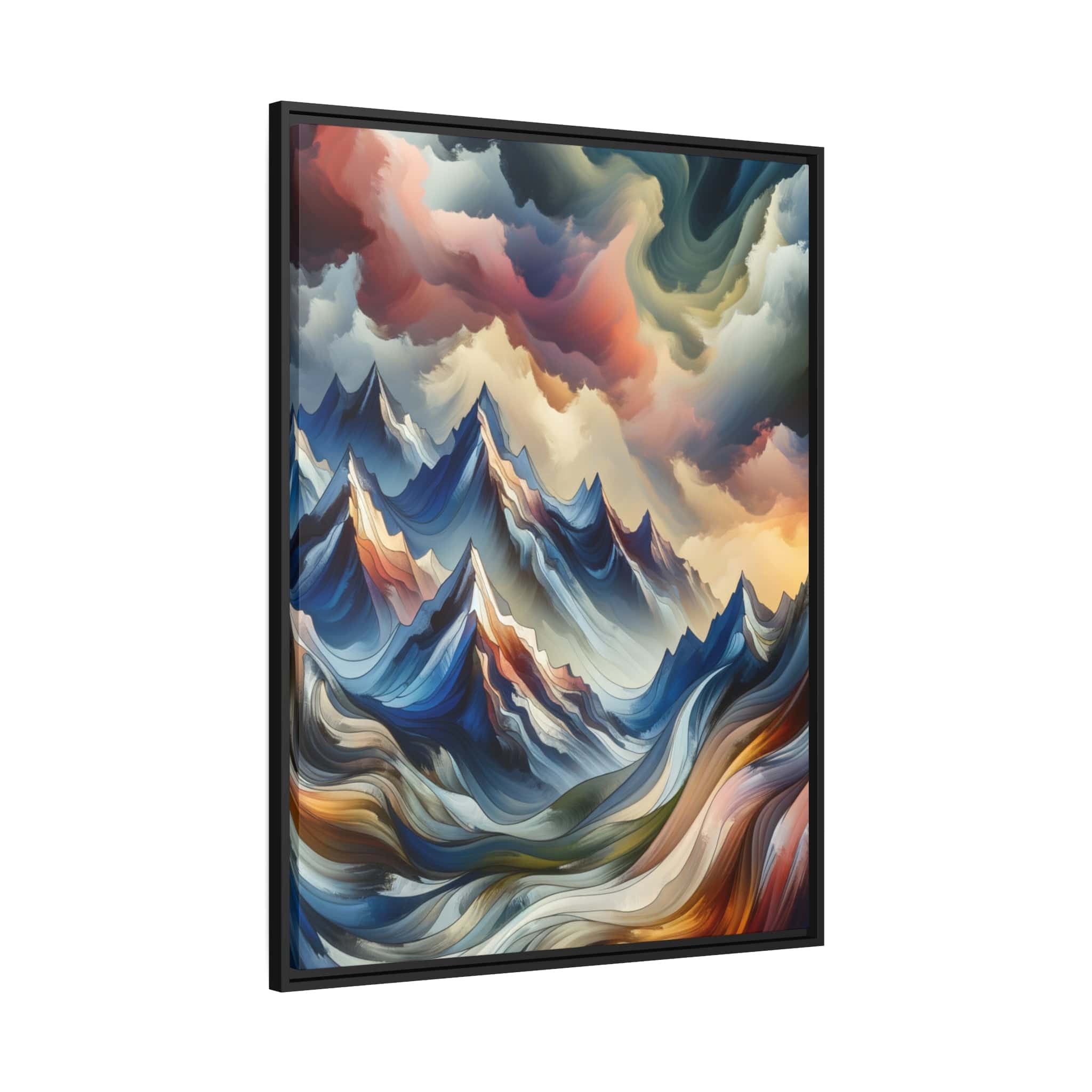 Printify Canvas Tableau "Eclats majestueux: Ode à la grandeur des montagnes"