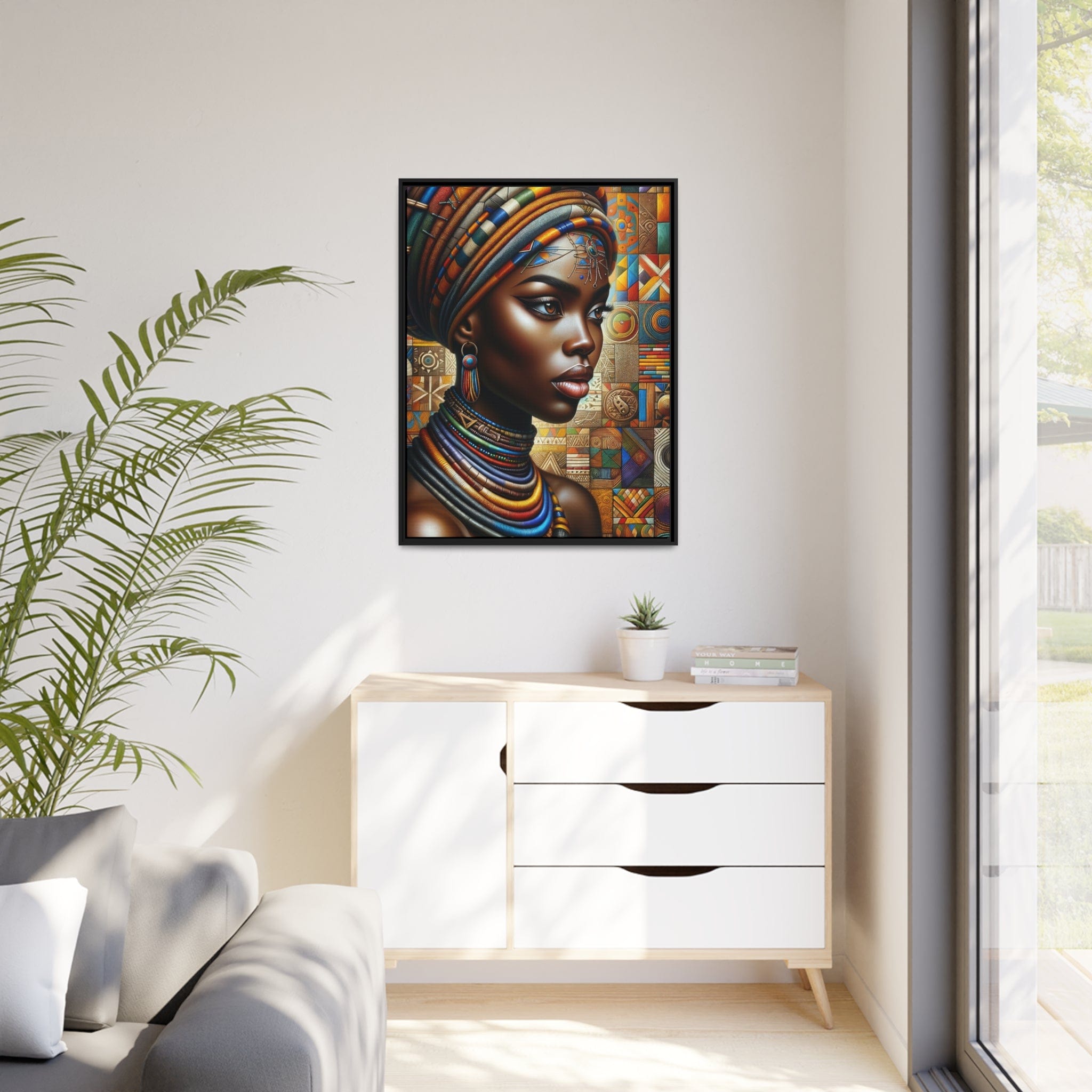 Printify Canvas Tableau "La force et la beauté des femmes africaines capturées à travers l'art"