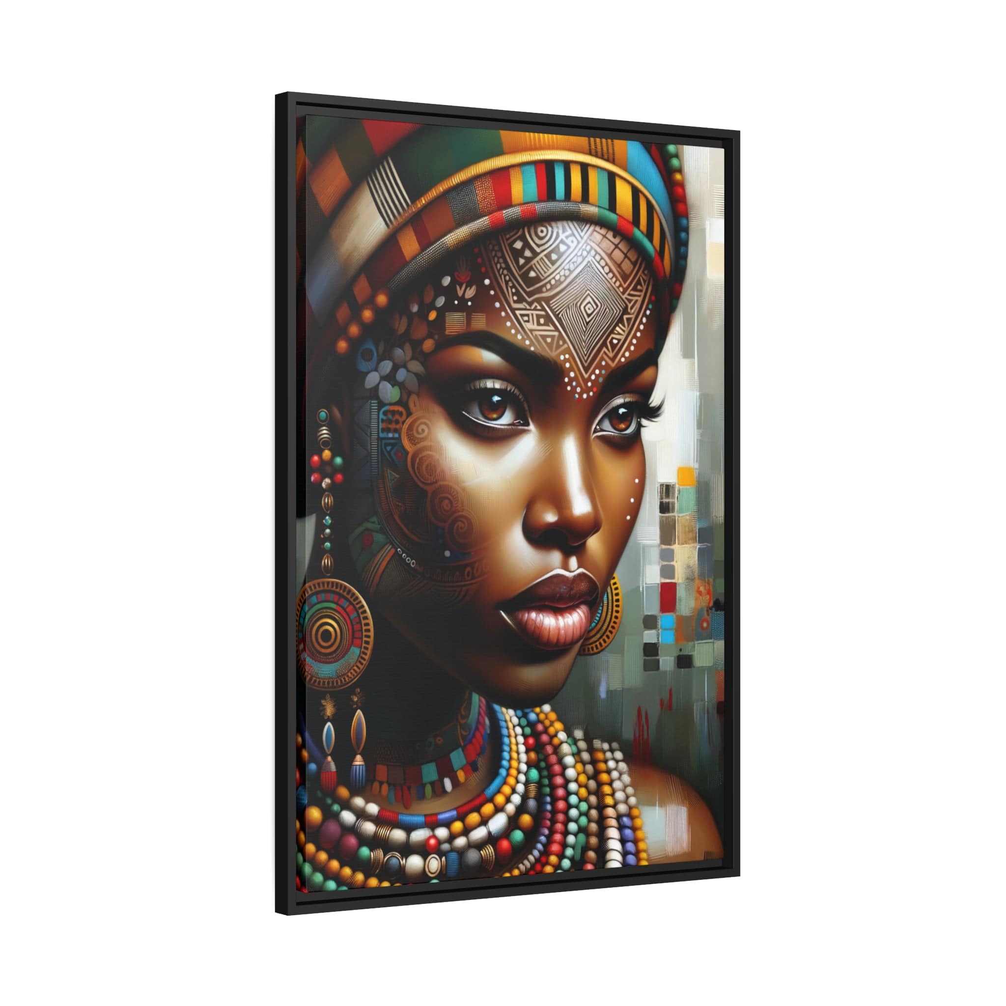 Printify Canvas Tableau "La force et la grâce : portraits de femmes africaines"