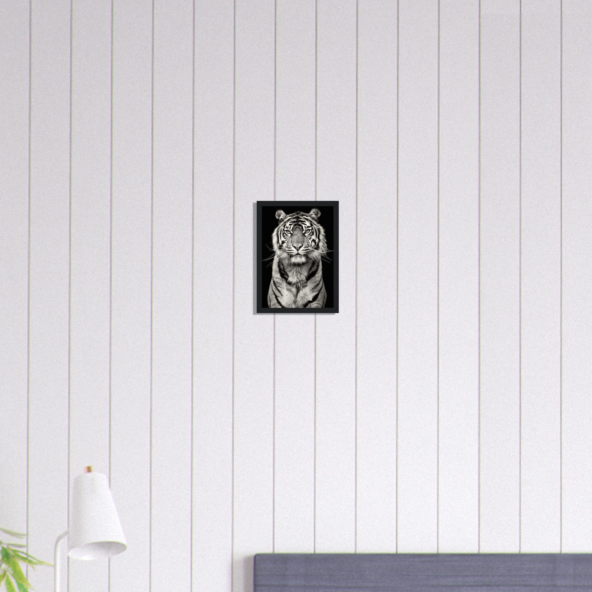 Tableau Tigre Noir Et Blanc Canvanation