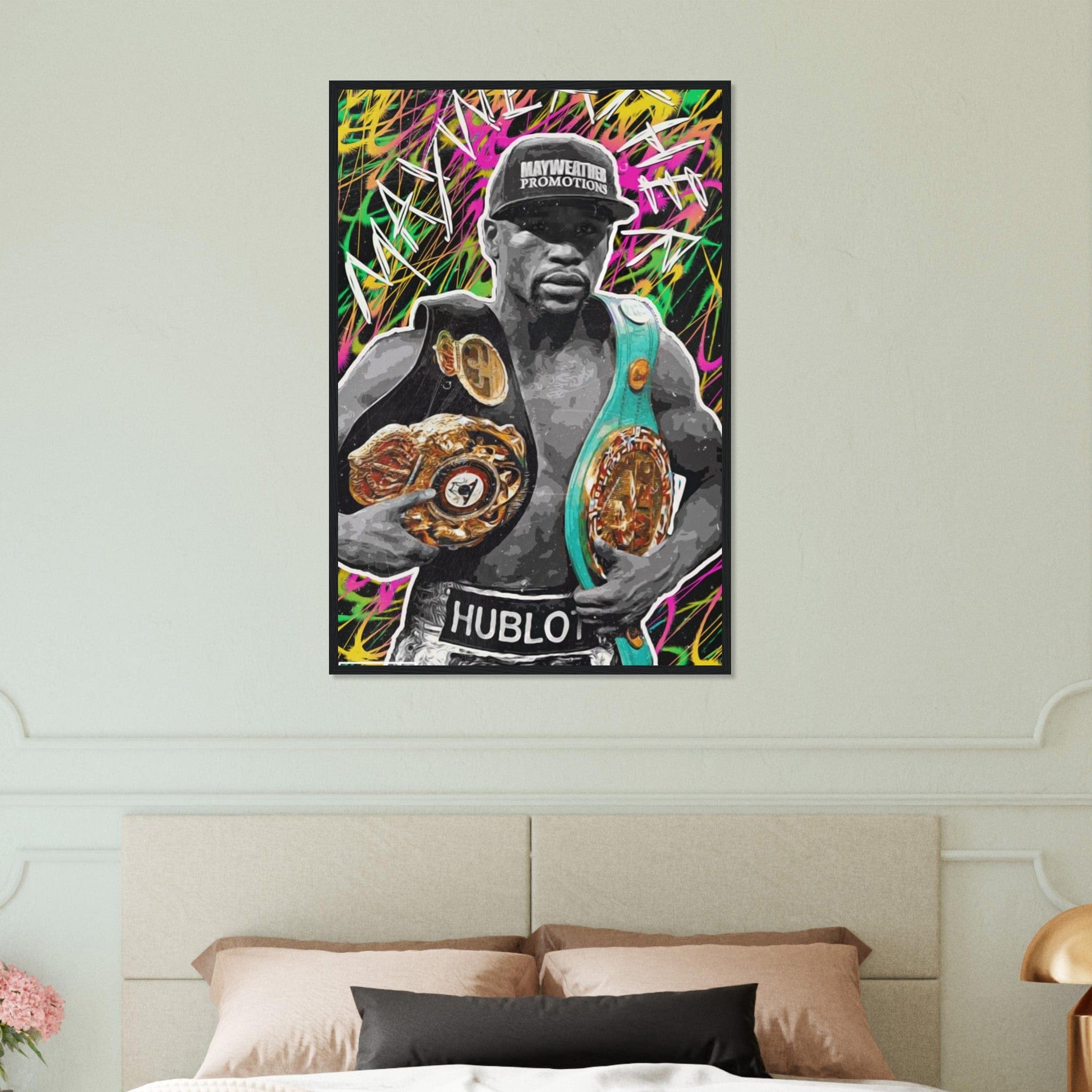 Canvanation Print Material 60x90 cm / 24x36″ Tableau Boxe Floyd Mayweather