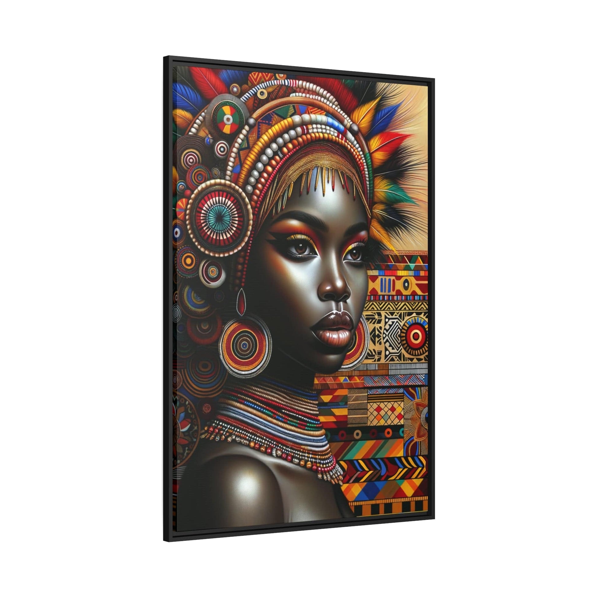 Tableau "La Beauté et la Puissance des Femmes Africaines" Canvanation