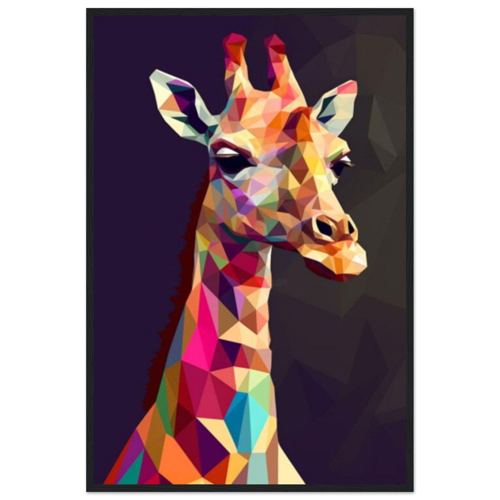 Peinture Girafe Moderne - Canvanation