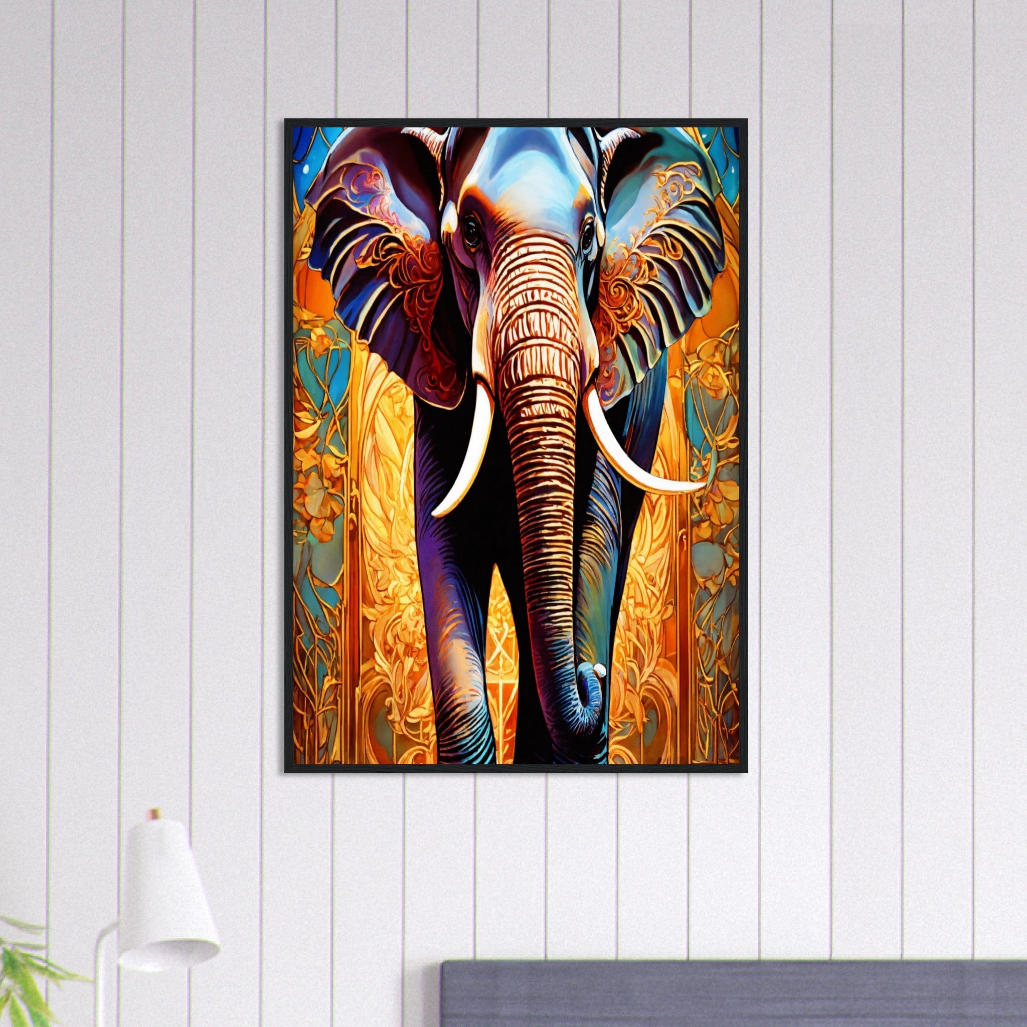 Canvanation Print Material 70x100 cm / 28x40″ Tableau Elephant Silence Éloquent