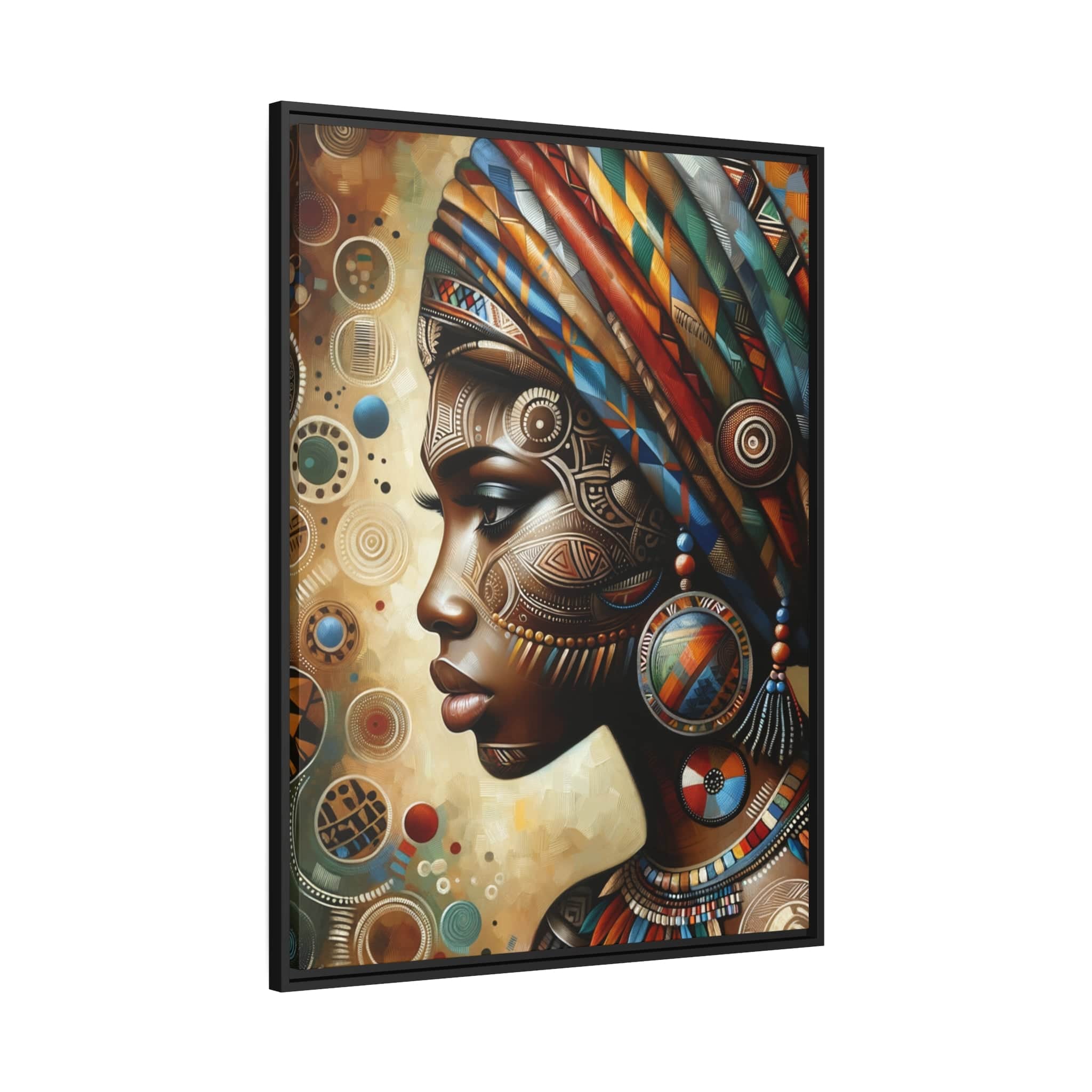 Printify Canvas Tableau "La beauté, la grâce et la force des femmes africaines"