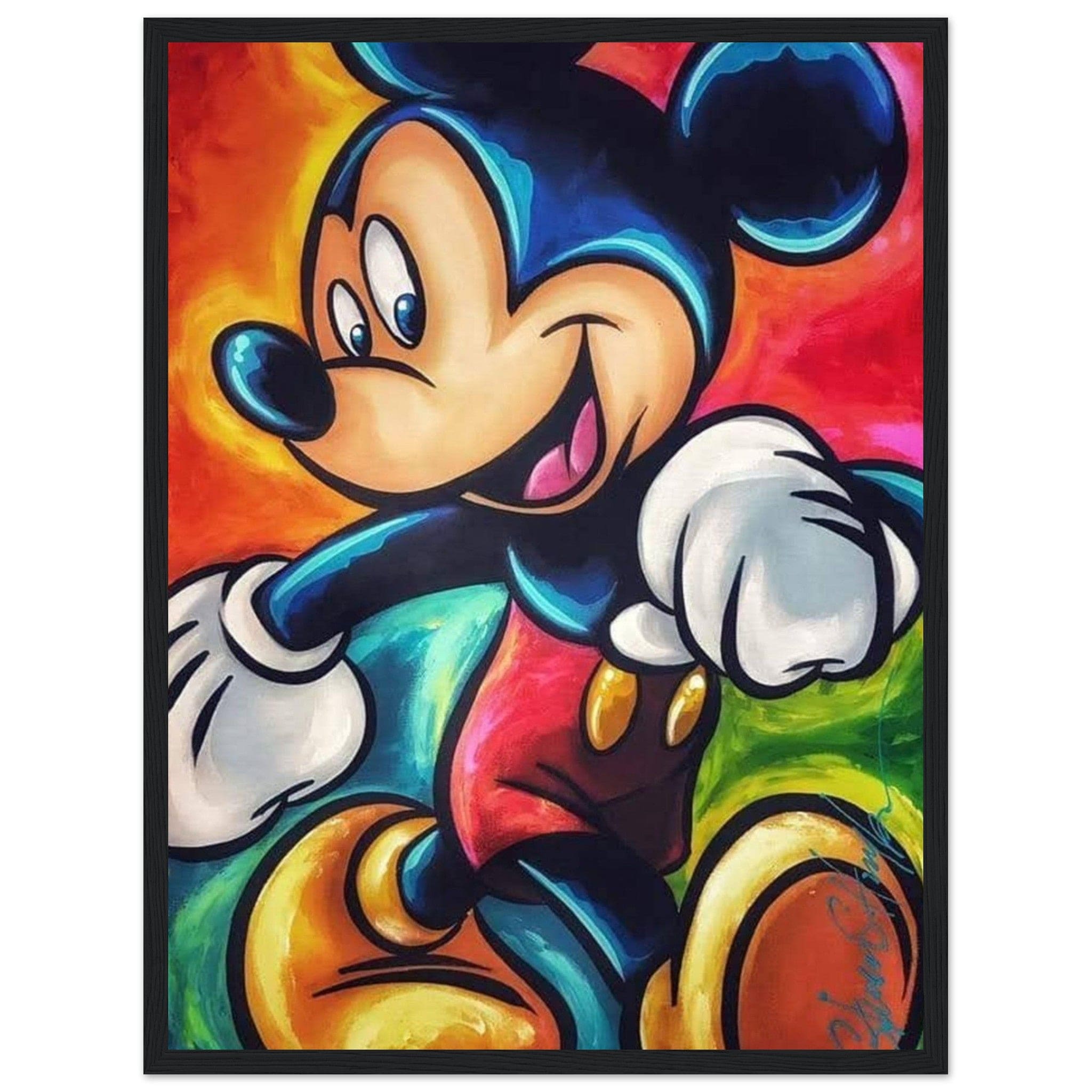 Gelato Print Material 45x60 cm / 18x24″ Tableau Mickey Vintage