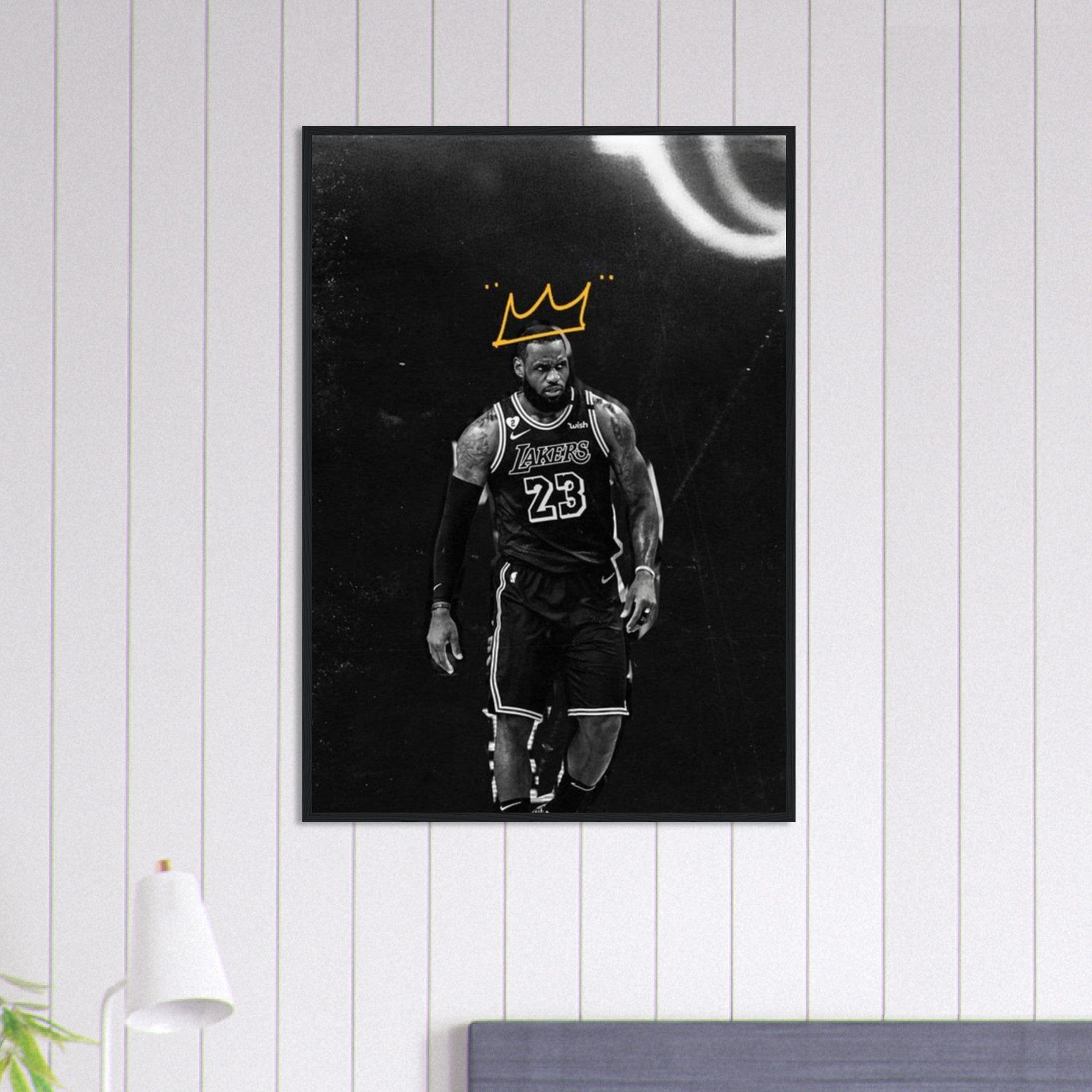 Tableau Basket Lebron James Laker 23