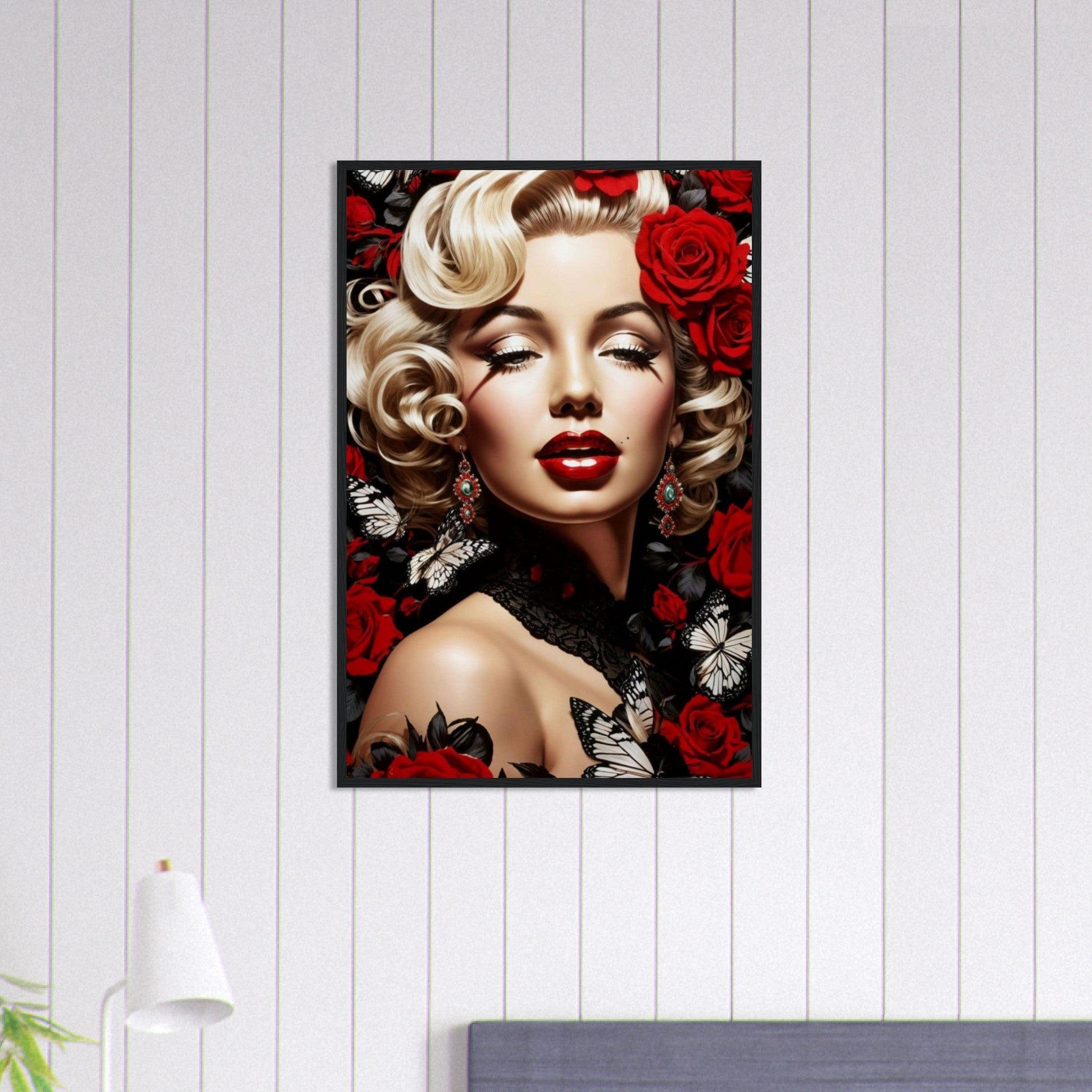 Canvanation Print Material 60x90 cm / 24x36″ Tableau Marilyn Monroe Fleur