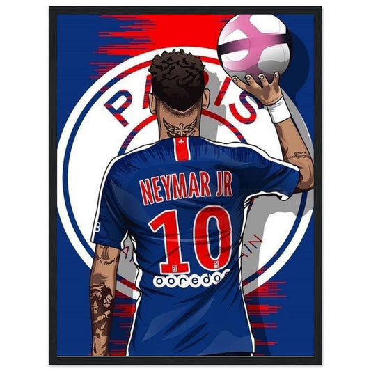 Tableau Football Neymar - Canvanation