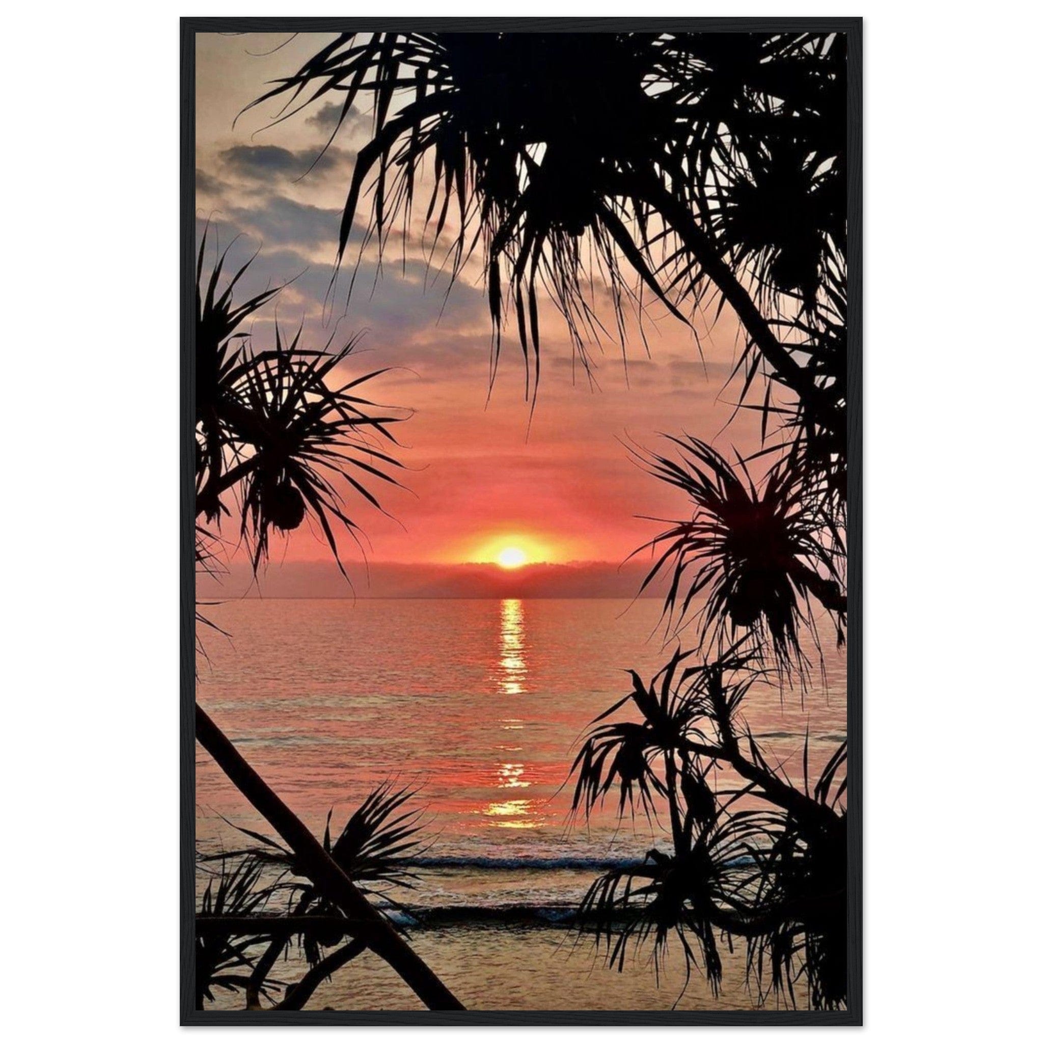 Tableau Peinture Coucher De Soleil - Canvanation