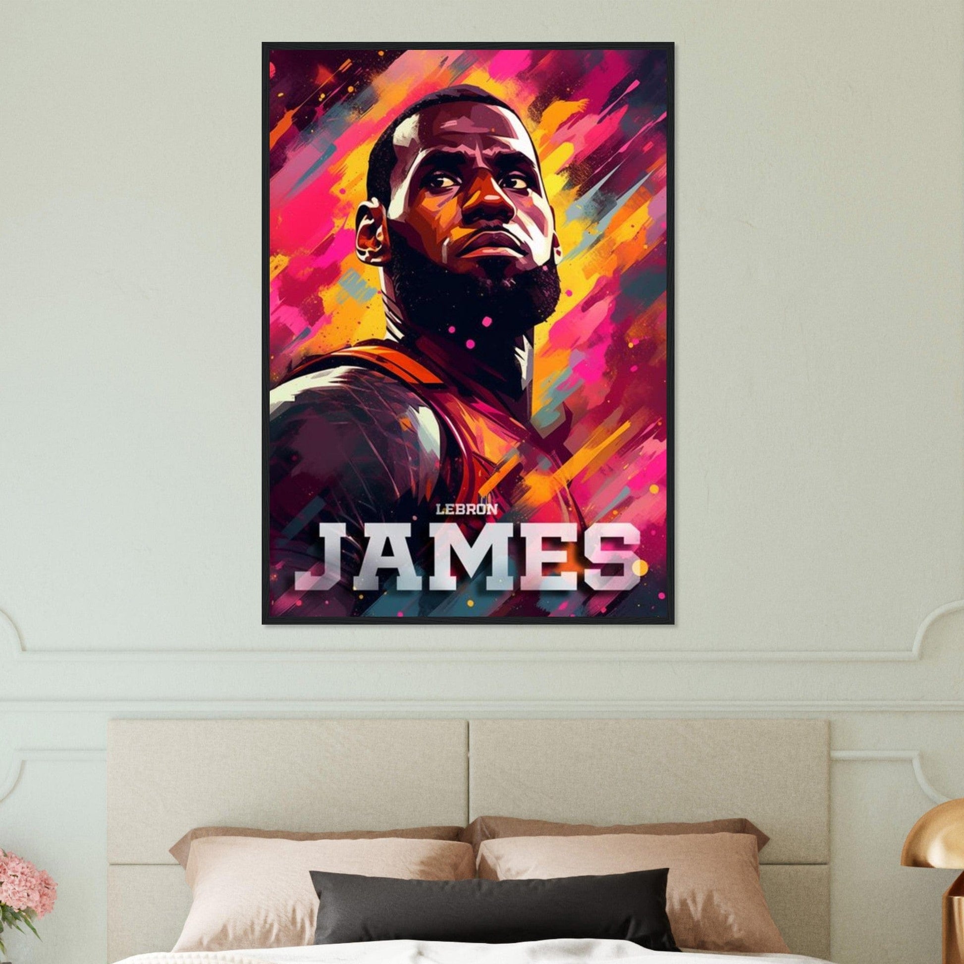 Tableau Basket Lebron James Dessin