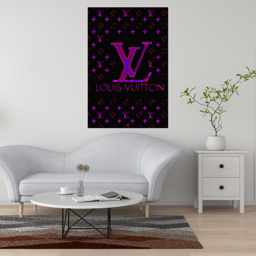 Gelato Print Material Affiche Louis Vuitton Violet