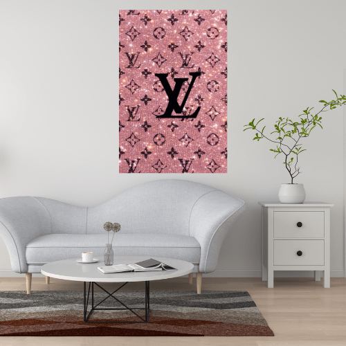 Canvanation Print Material Affiche Louis Vuitton Rose