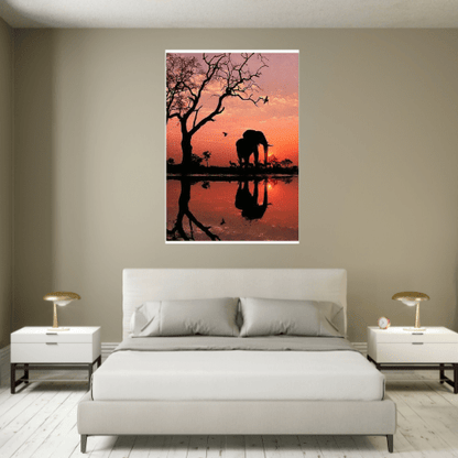 Tableau Africain Elephant