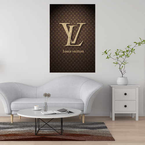 Gelato Print Material Poster Louis Vuitton Monograme