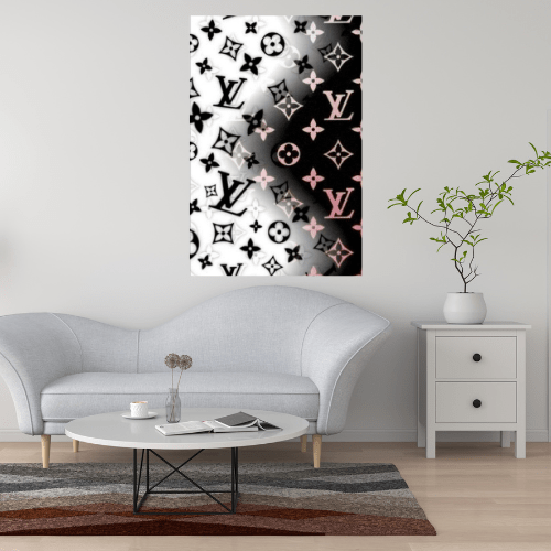 Canvanation Print Material Affiche Louis Vuitton Noir et Blanc