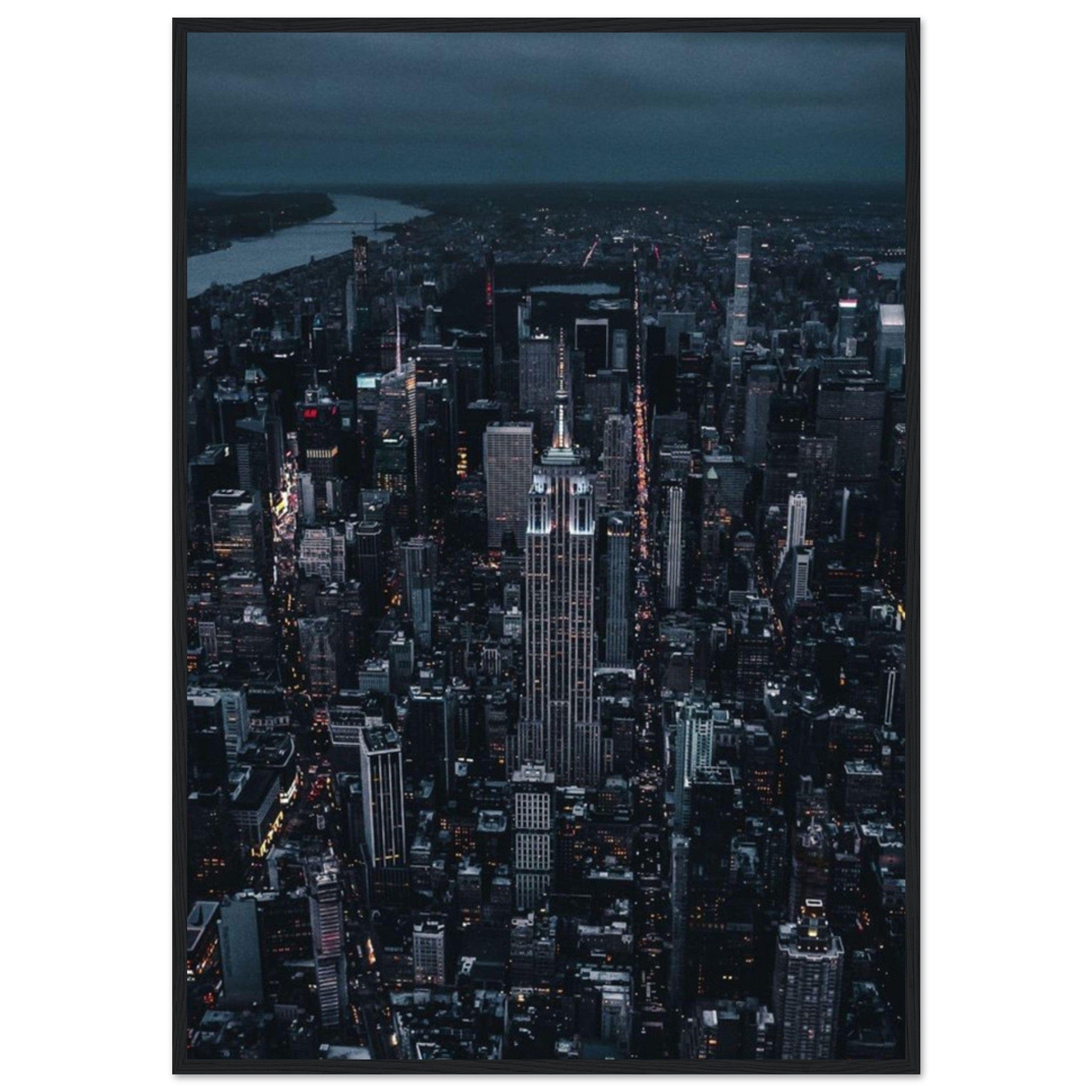 Tableau Ville New York De Nuit - Canvanation