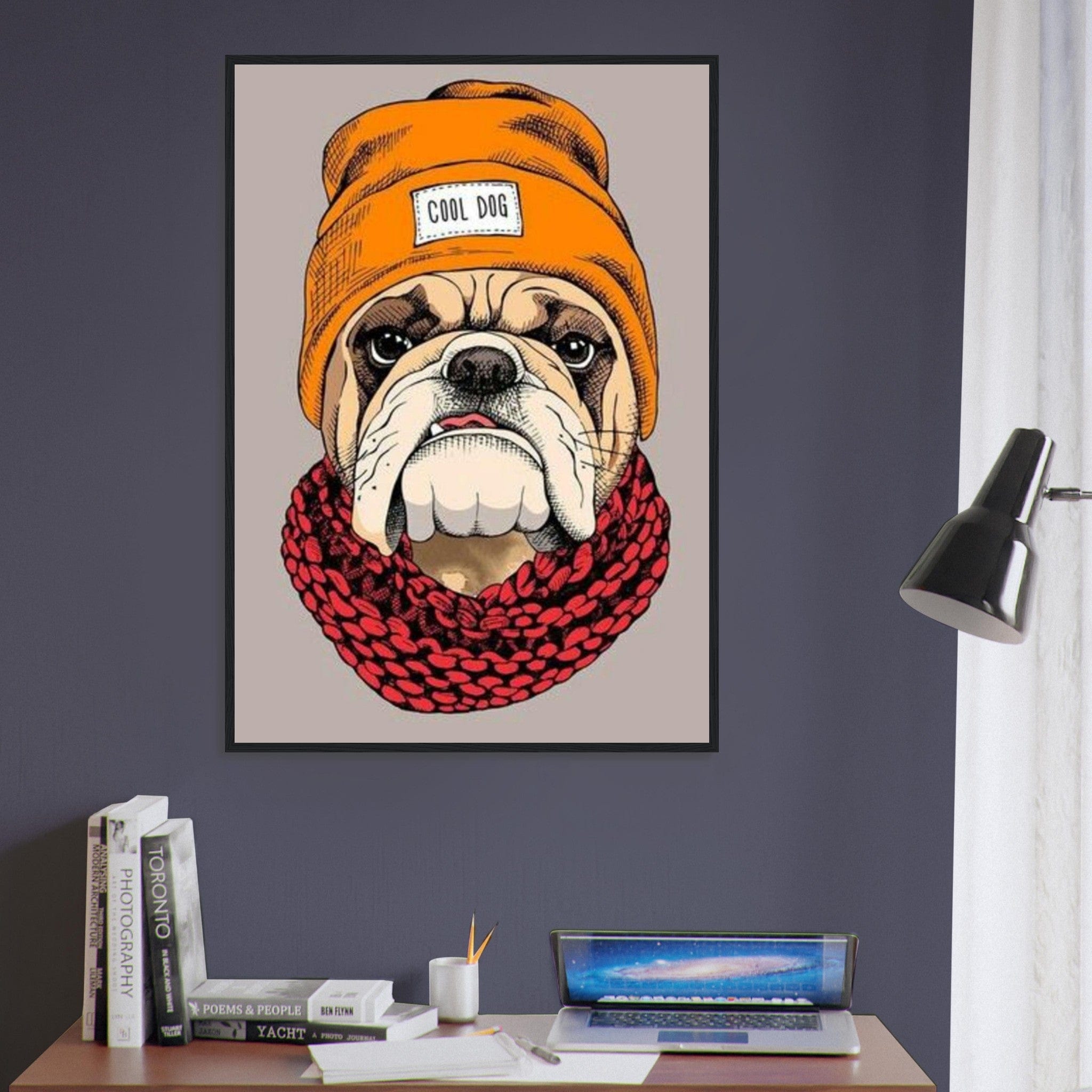 Canvanation Print Material Tableau Chien - Harmonie poilue