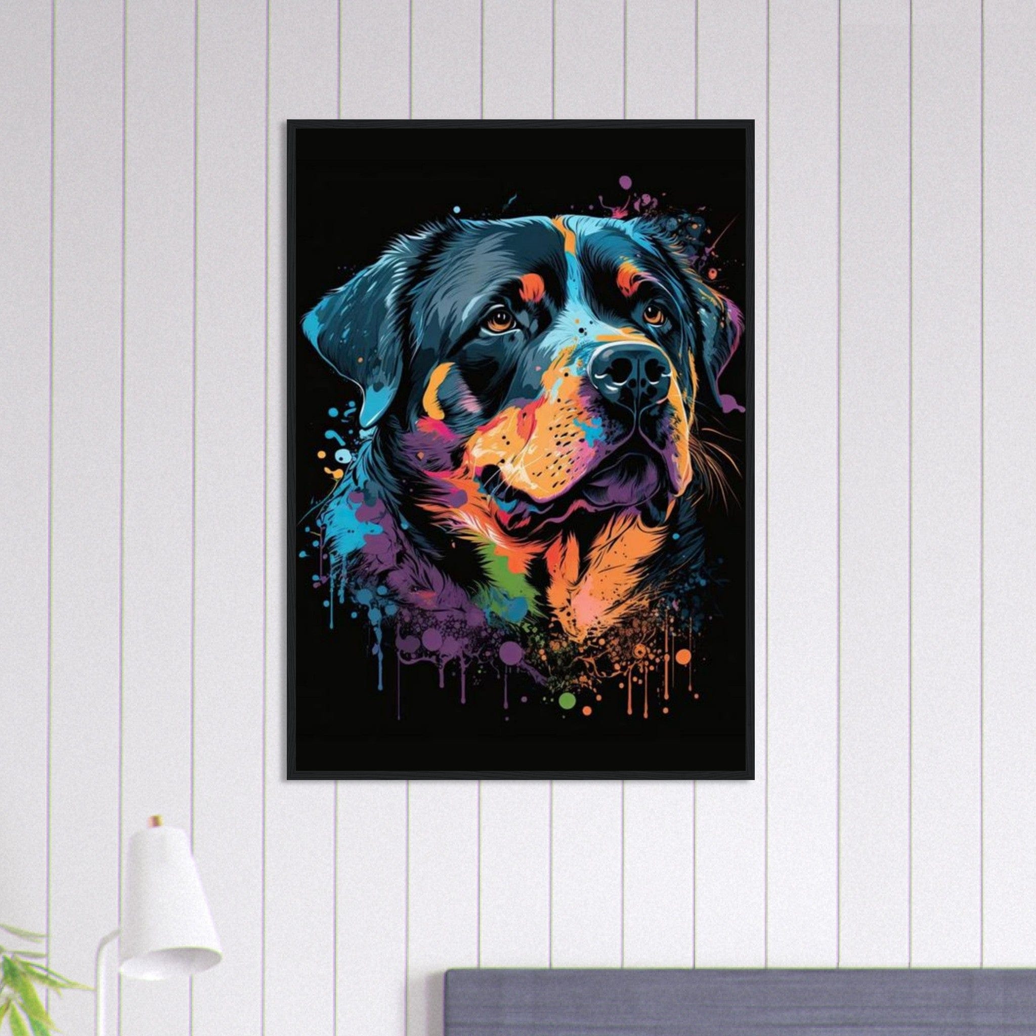 Canvanation Print Material 70x100 cm / 28x40″ Tableau Chien - Ami à quatre pattes