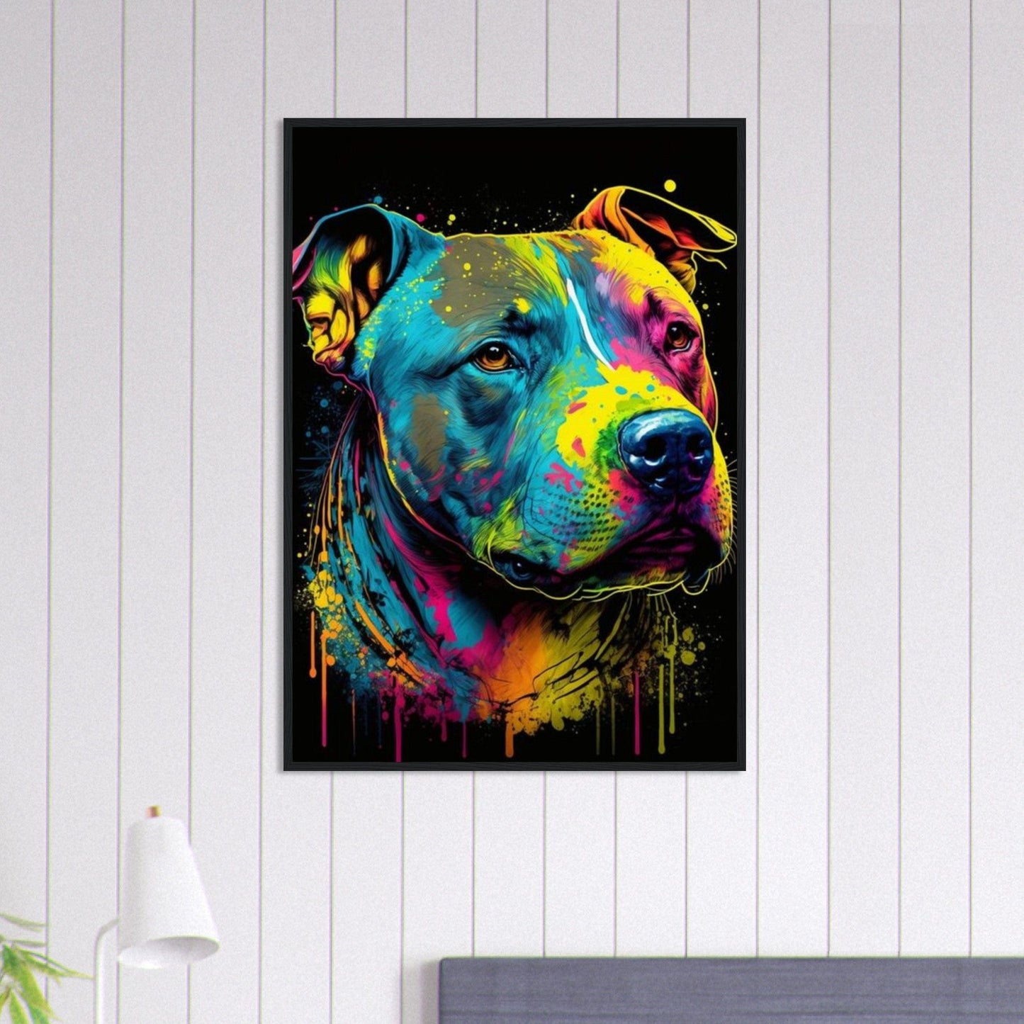 Tableau Chien - Regard tendre