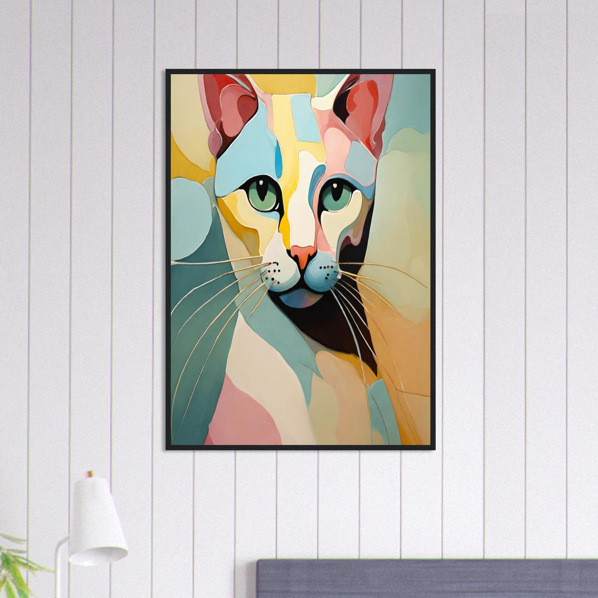 Canvanation Print Material 70x100 cm / 28x40″ Tableau Chat Pattes de Velours